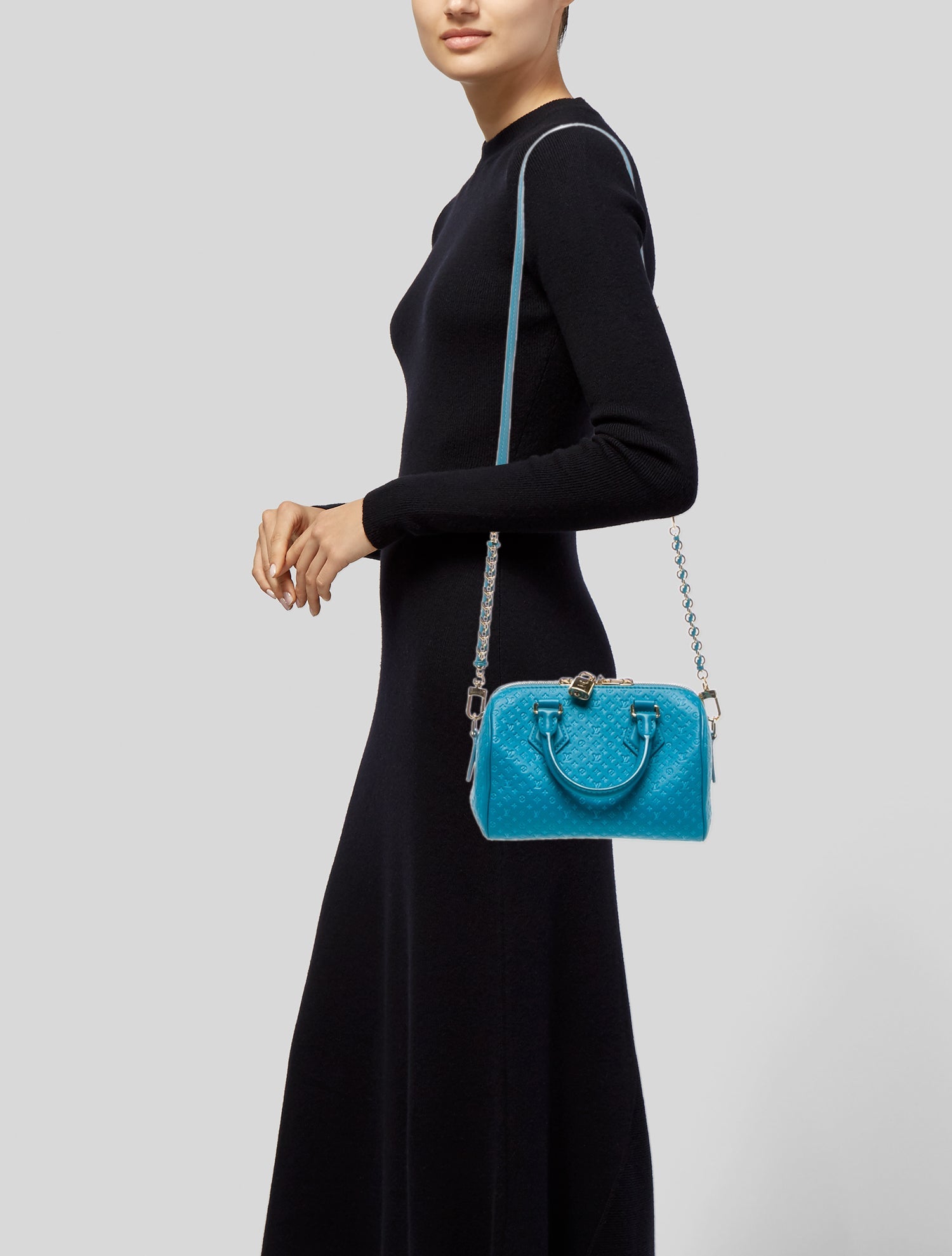 Louis Vuitton Nanogram Speedy Bandouliere 20