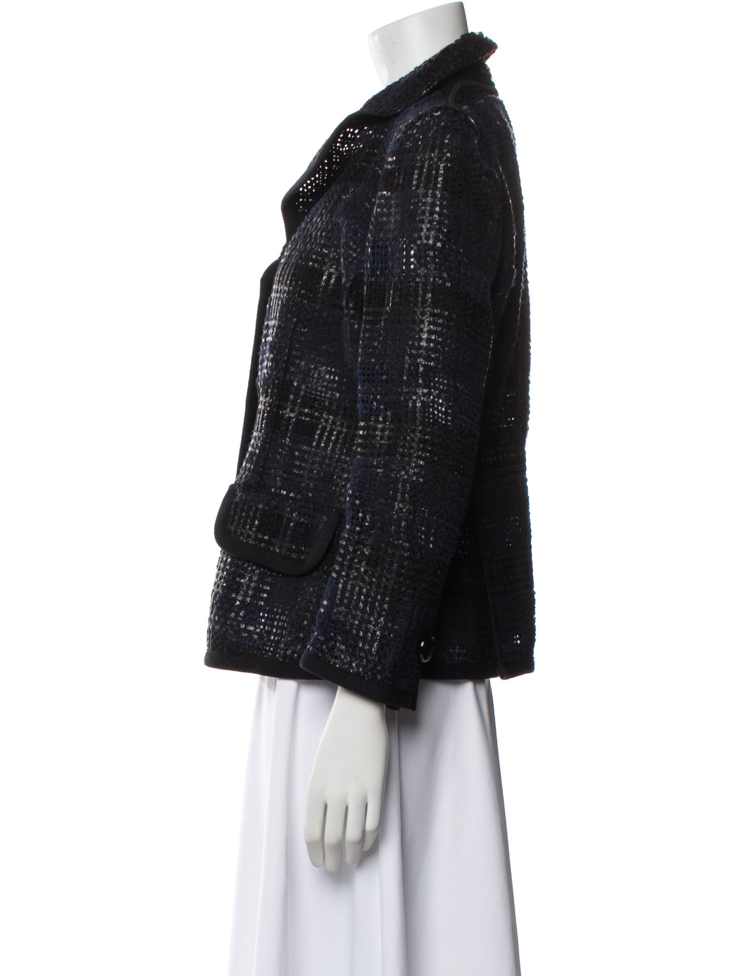 Louis Vuitton Plaid Print Blazer