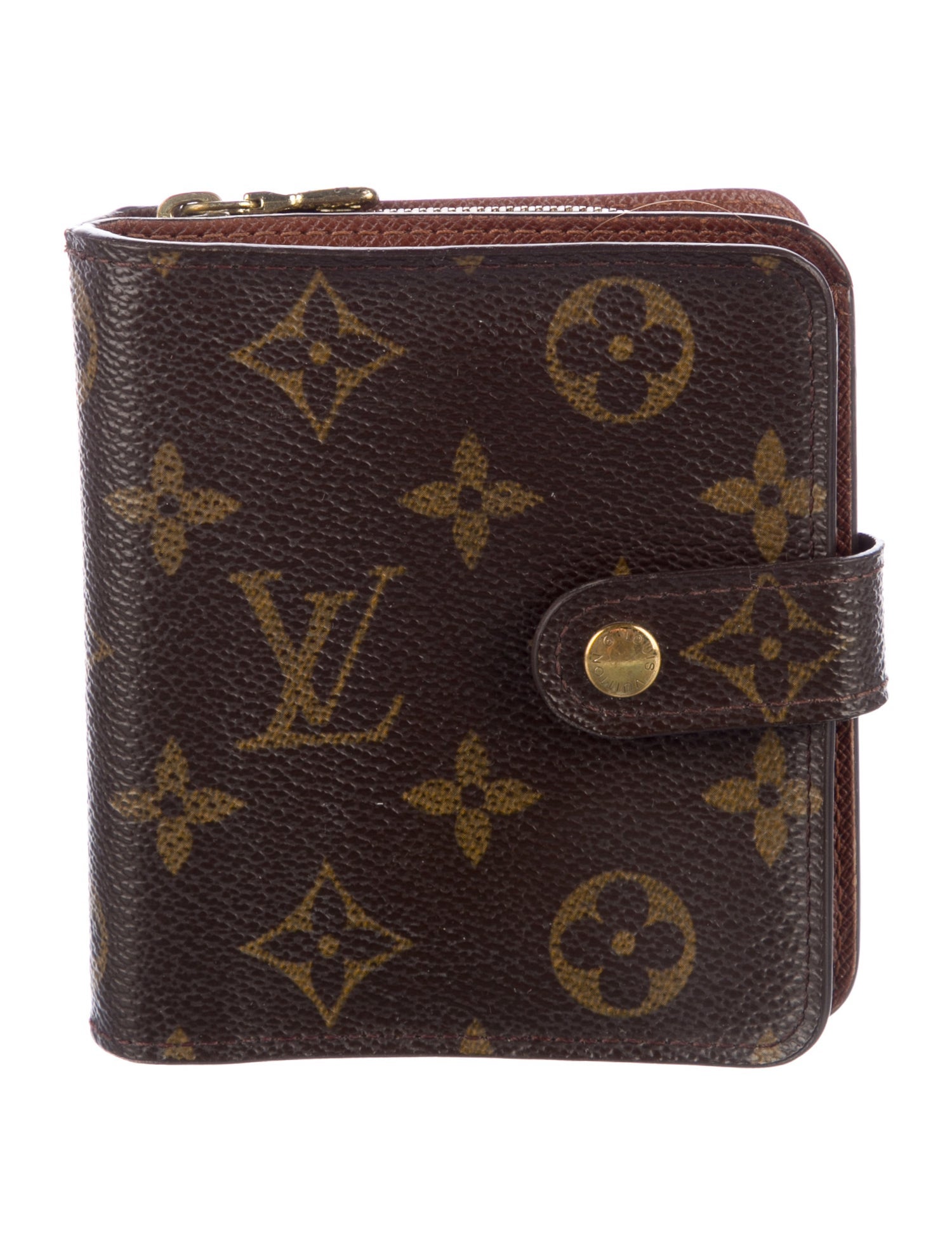 Louis Vuitton 2003 LV Monogram Compact Zippé Wallet