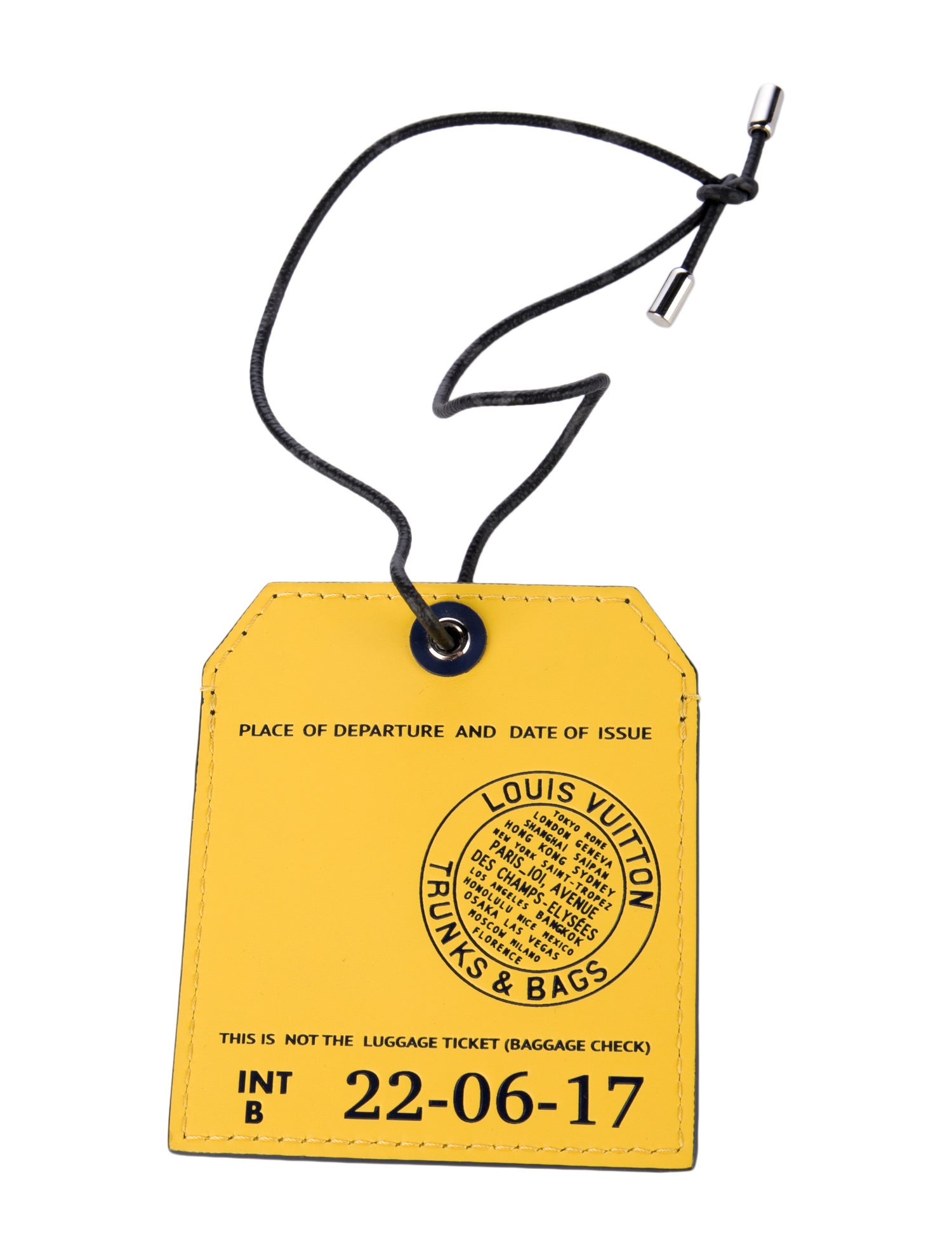 Louis Vuitton Monogram Eclipse Porte Address Honolulu Name Tag