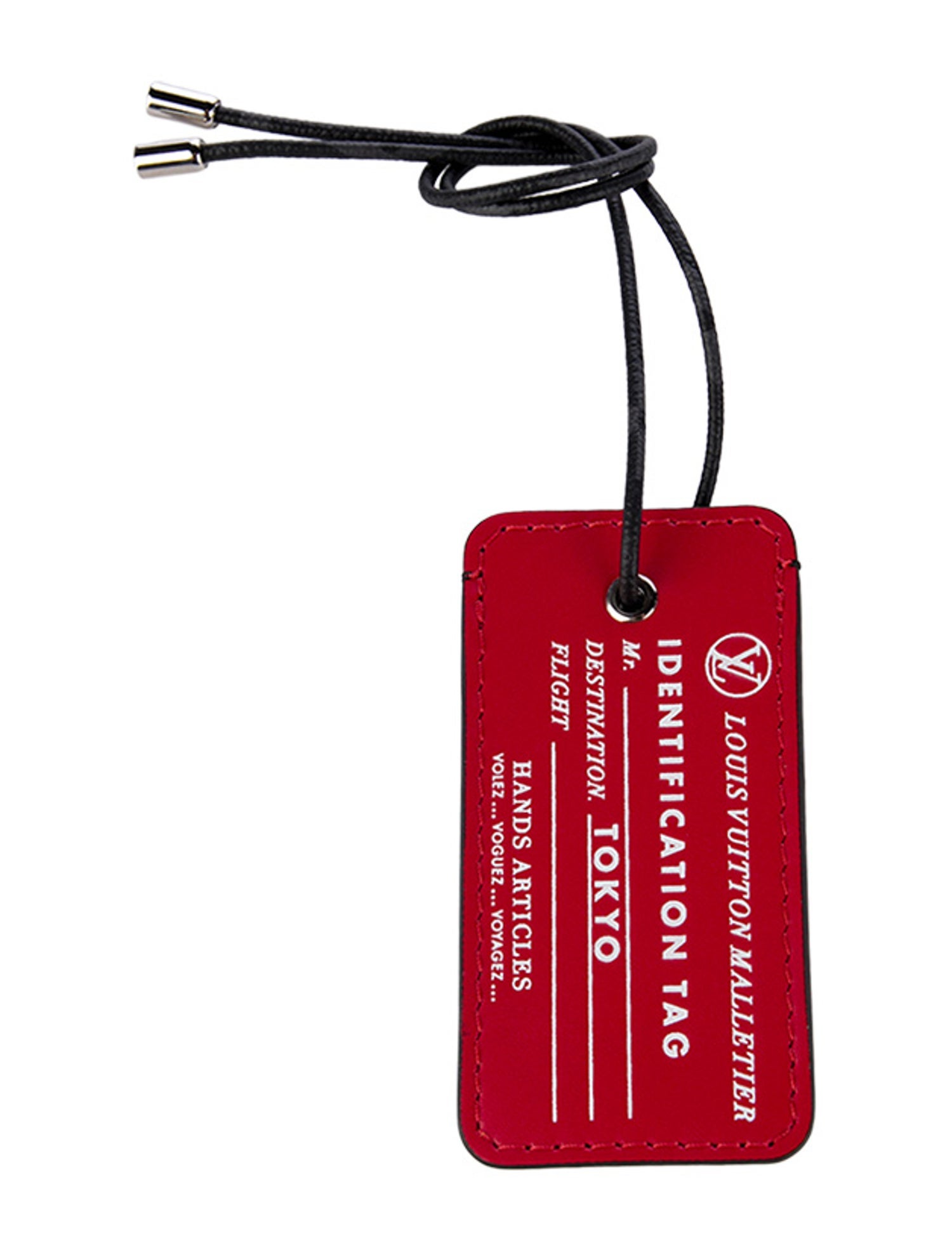 Louis Vuitton Monogram Eclipse Outdoor 'Tokyo' Name Tag