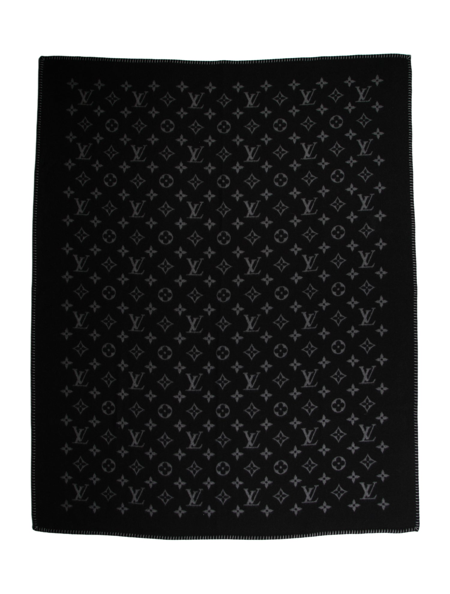 Louis Vuitton Monogram Eclipse Throw Blanket