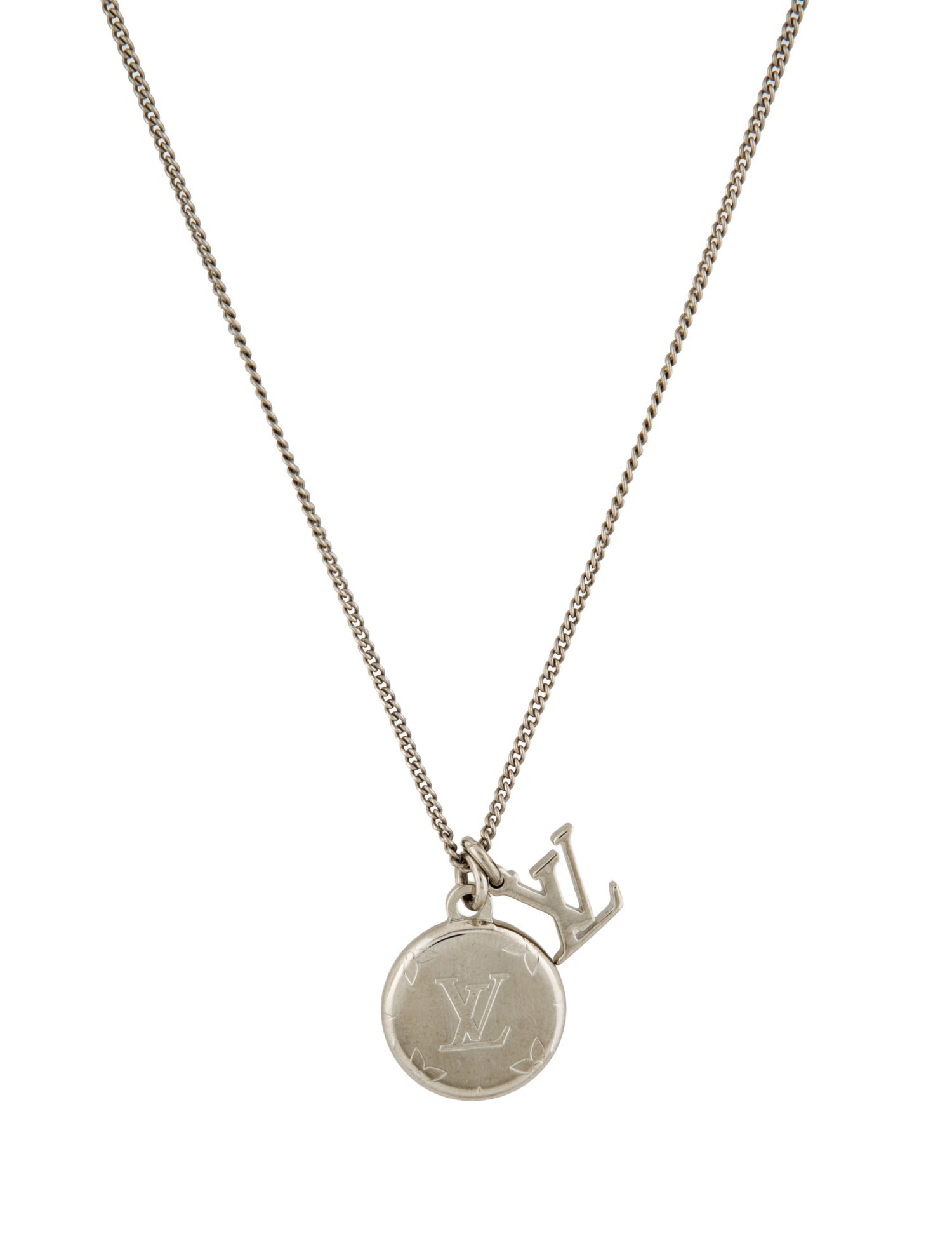 Louis Vuitton Monogram Charms Pendant Necklace