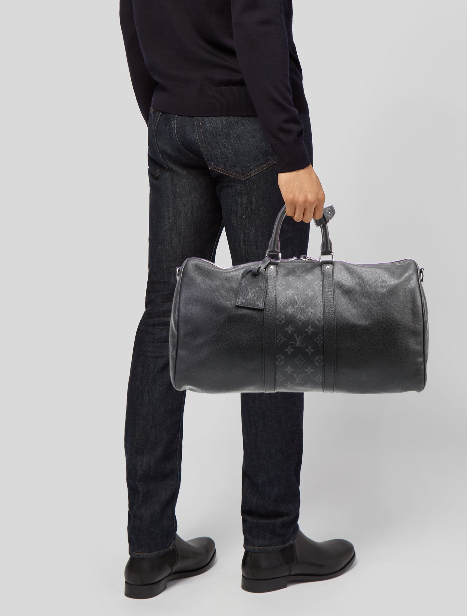 Louis Vuitton Taiga Leather Keepall Bandouliere 50