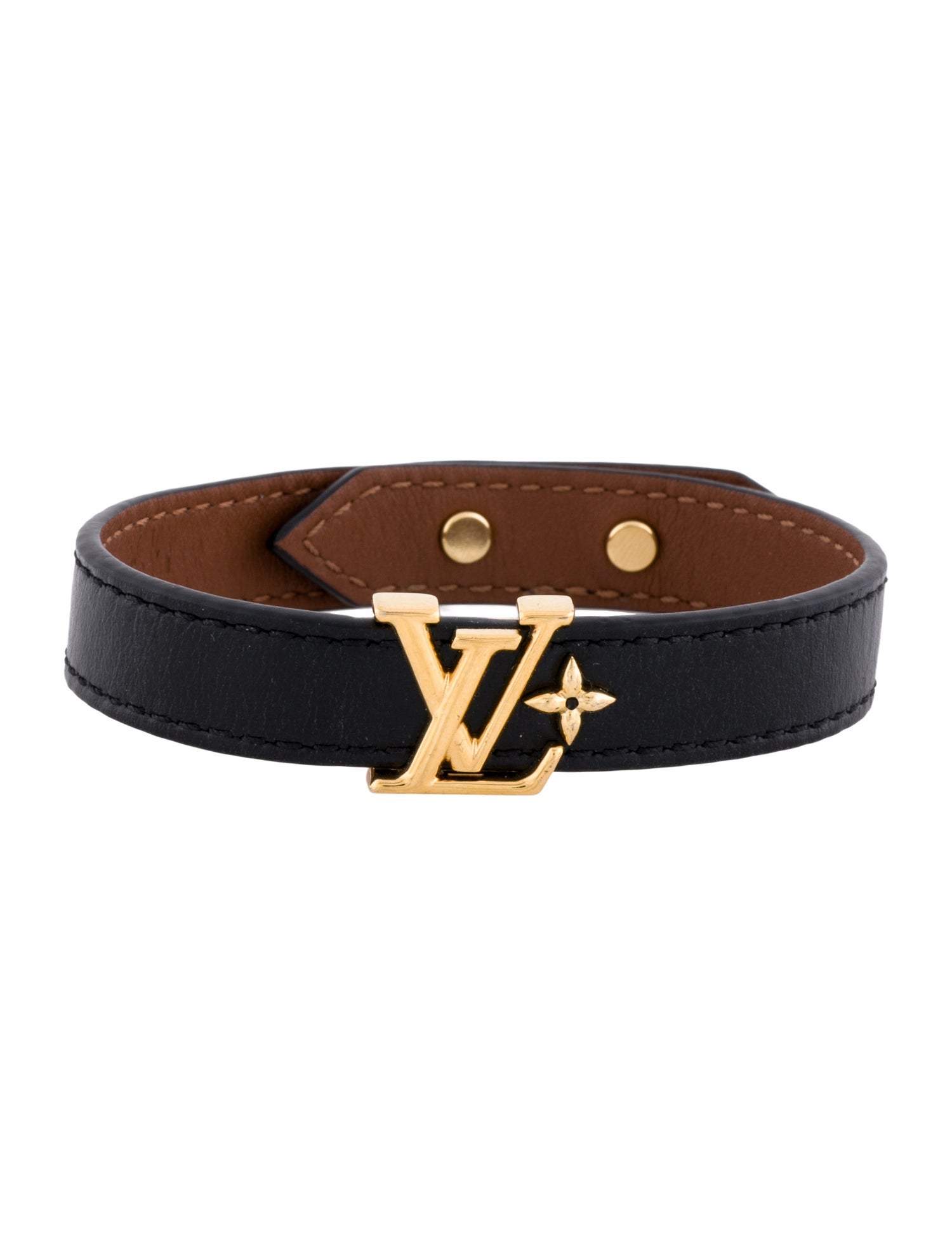 Louis Vuitton Leather LV Iconic Bracelet