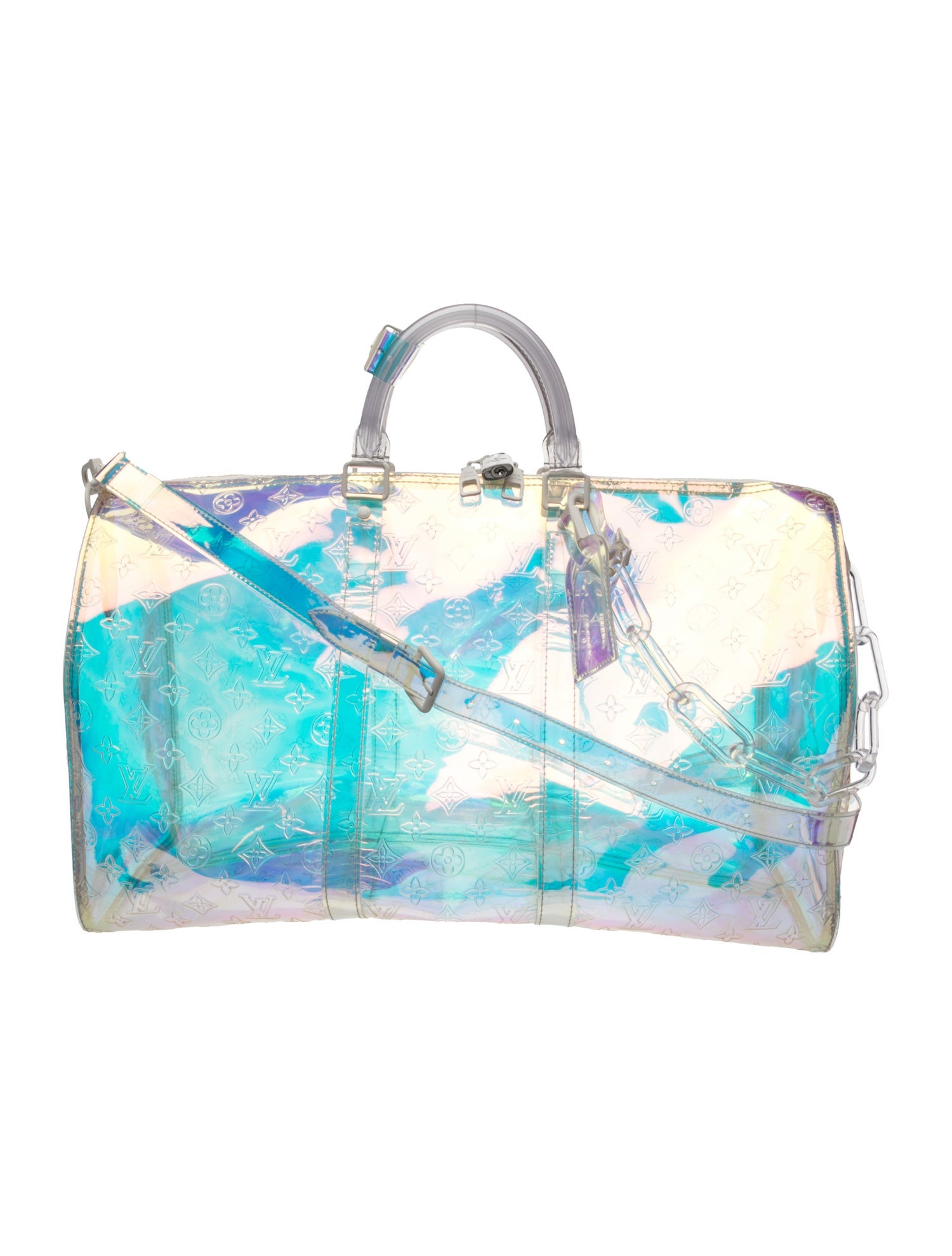 Louis Vuitton LV Monogram Prism Keepall Bandouliere 50