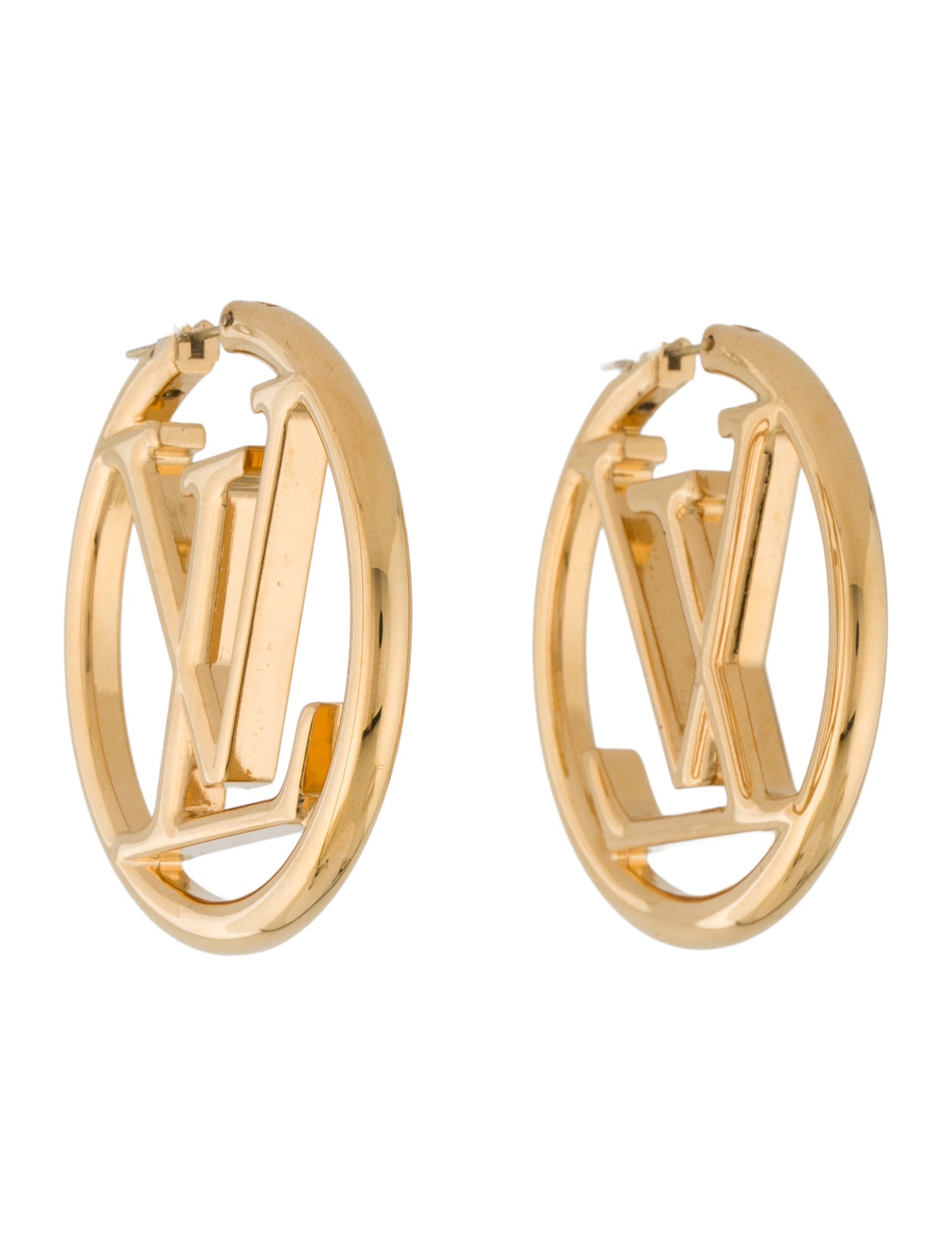 Louis Vuitton Louise Hoop GM Earrings