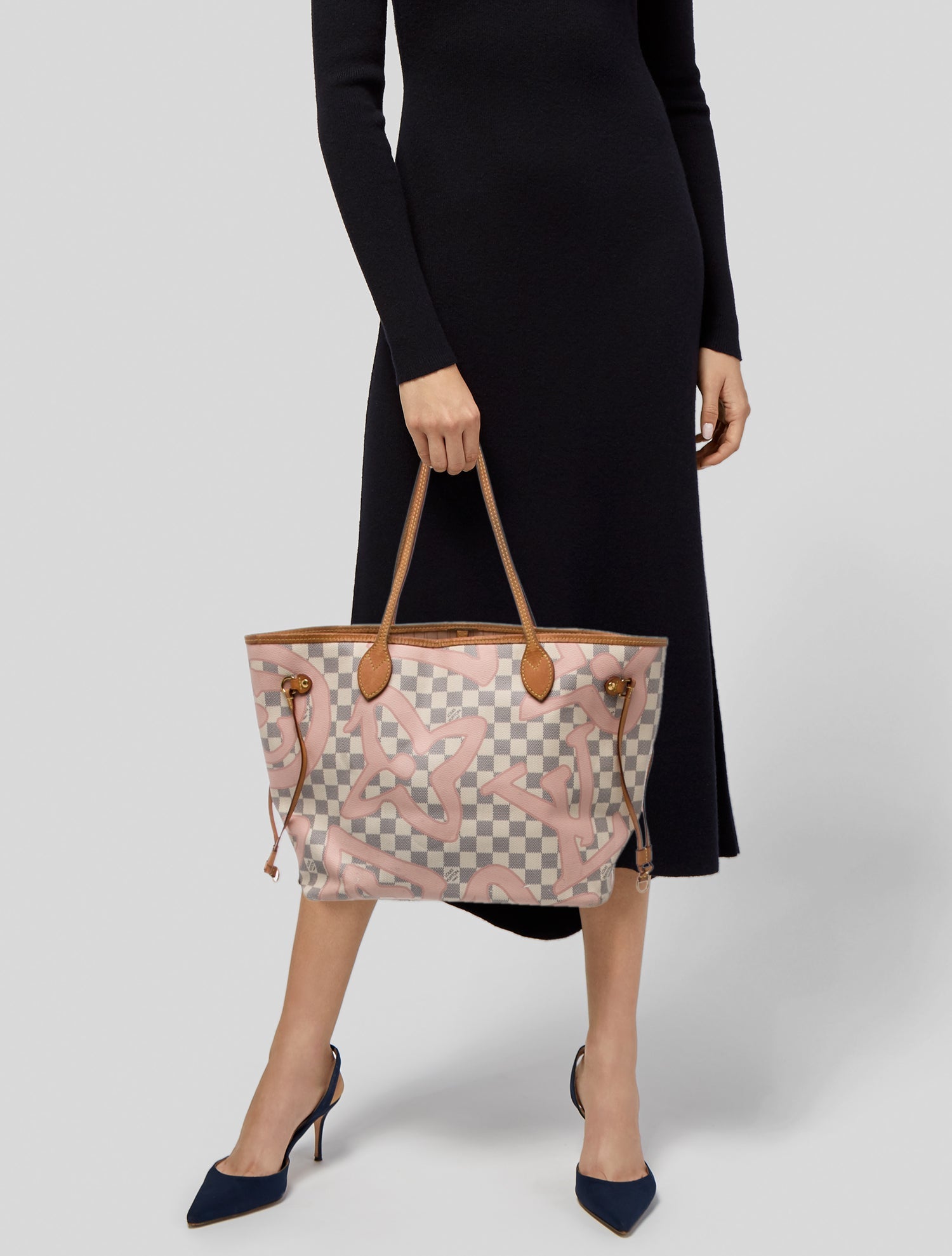 Louis Vuitton Damier Azur Tahitienne Neverfull MM