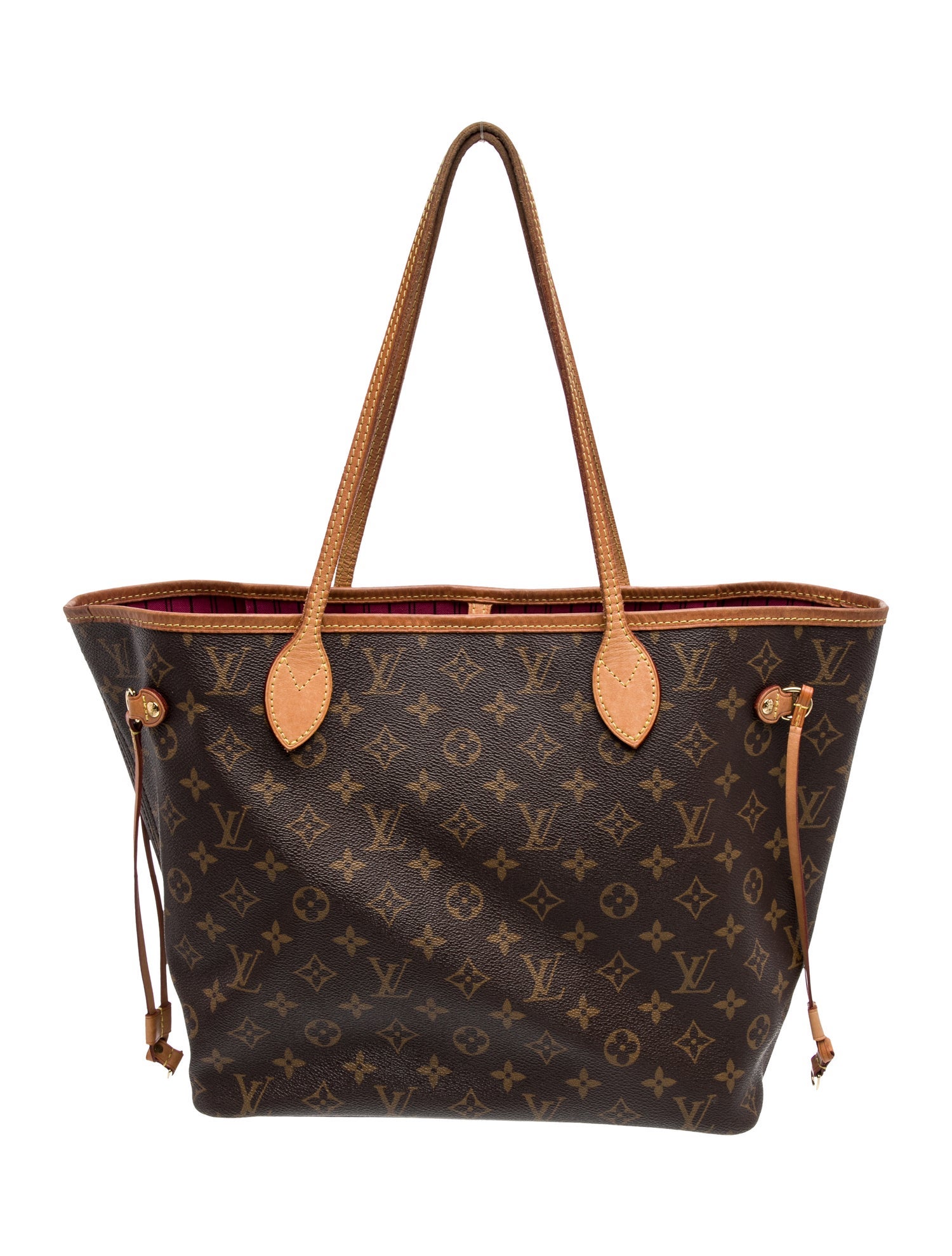 Louis Vuitton LV Monogram Neverfull w/Pouch MM