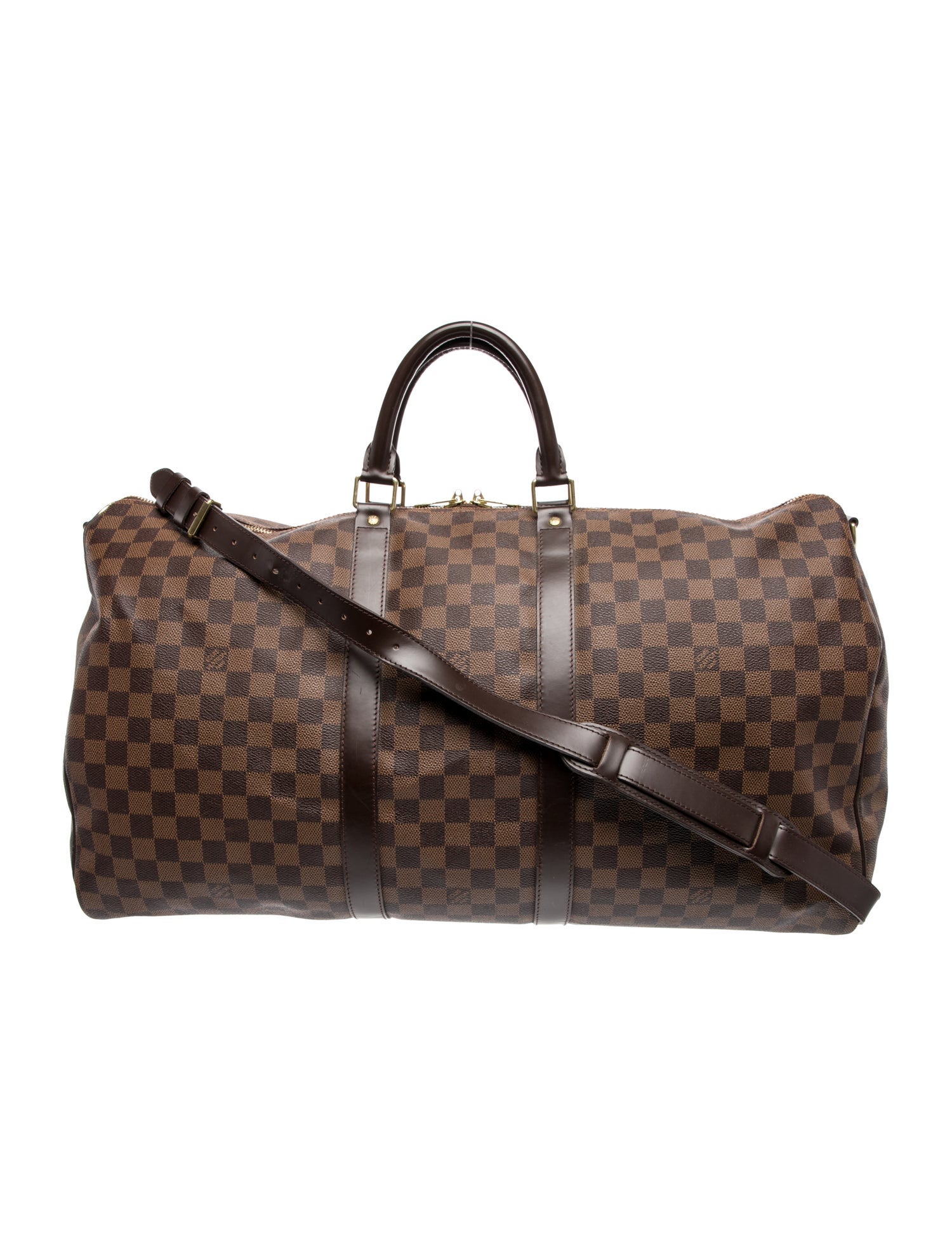 Louis Vuitton Damier Ebene Keepall Bandouliere 55