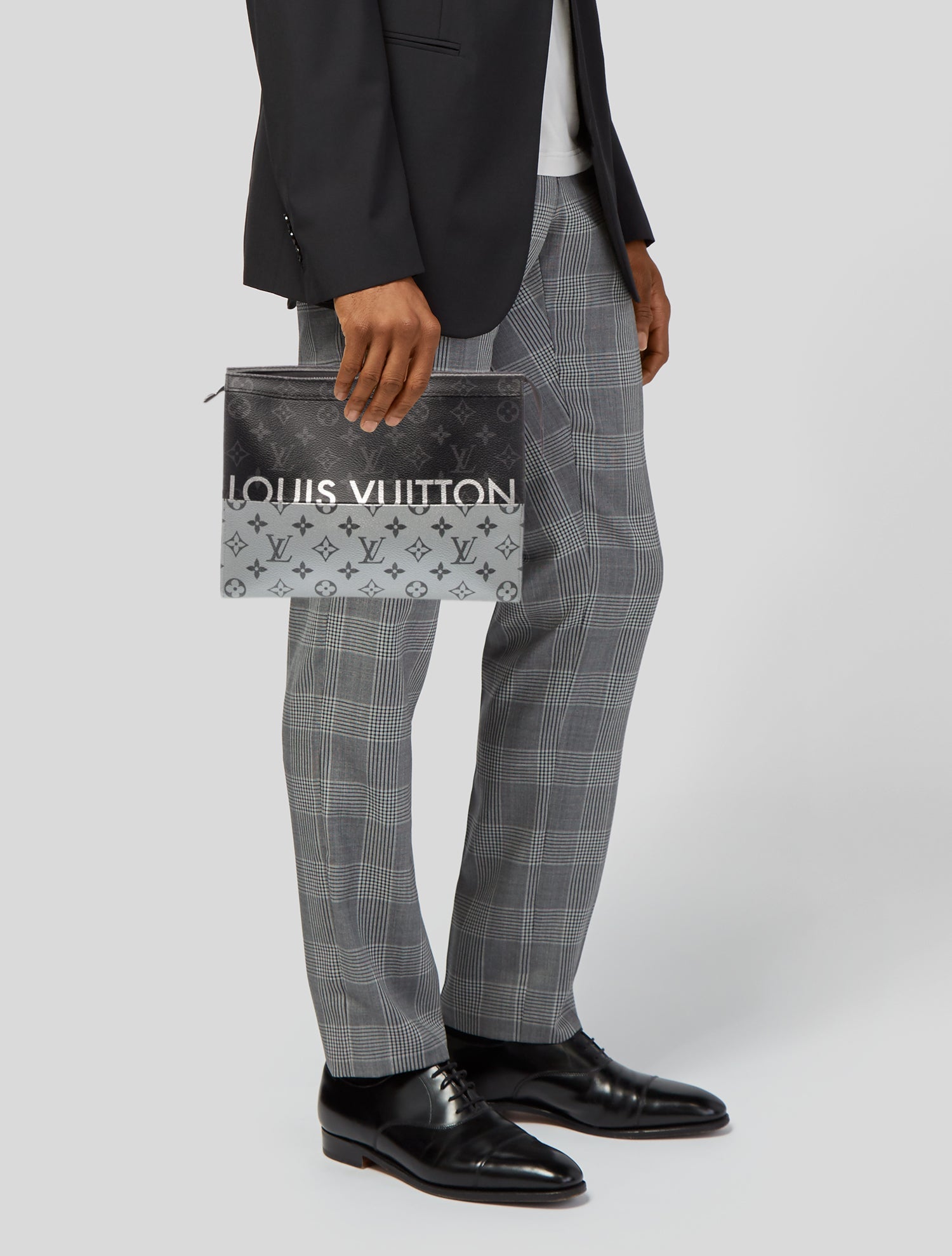 Louis Vuitton Monogram Eclipse Pochette Voyage MM