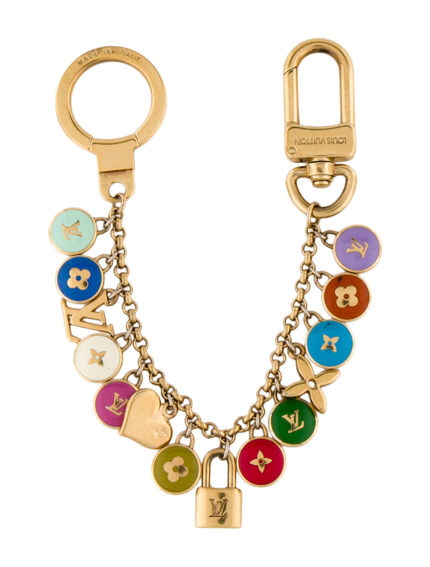 Louis Vuitton Pastilles Key Chain & Bag Charm