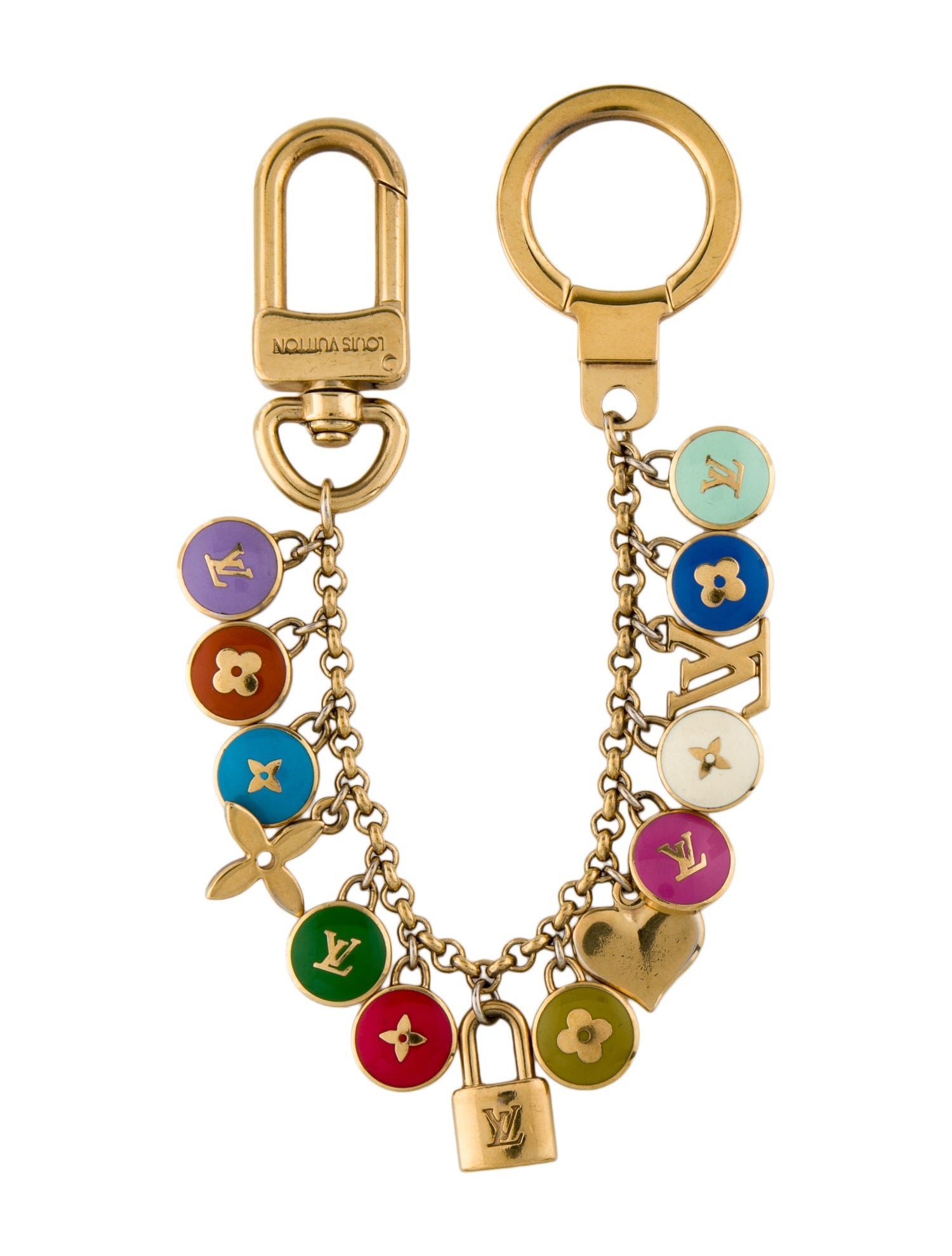 Louis Vuitton Pastilles Key Chain & Bag Charm