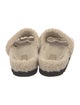 Louis Vuitton Signature Logo Shearling Slides