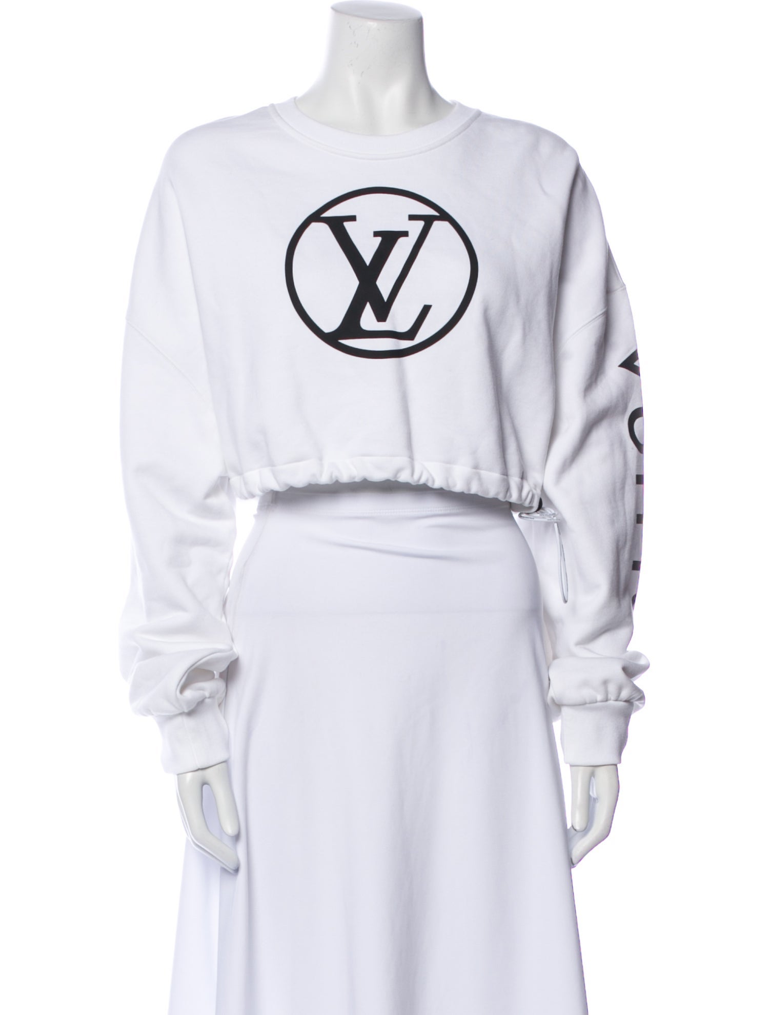 Louis Vuitton 2022 Graphic Print Crop Top