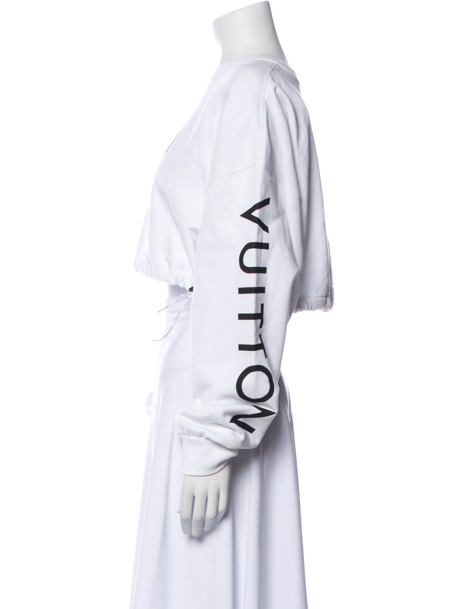 Louis Vuitton 2022 Graphic Print Crop Top