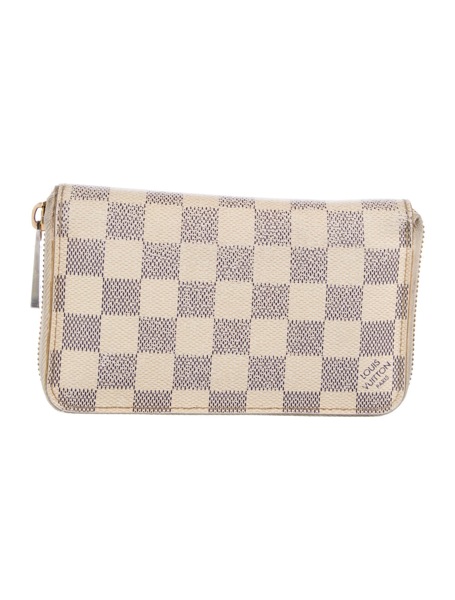 Louis Vuitton 2015 Damier Azur Pattern Zippy Wallet