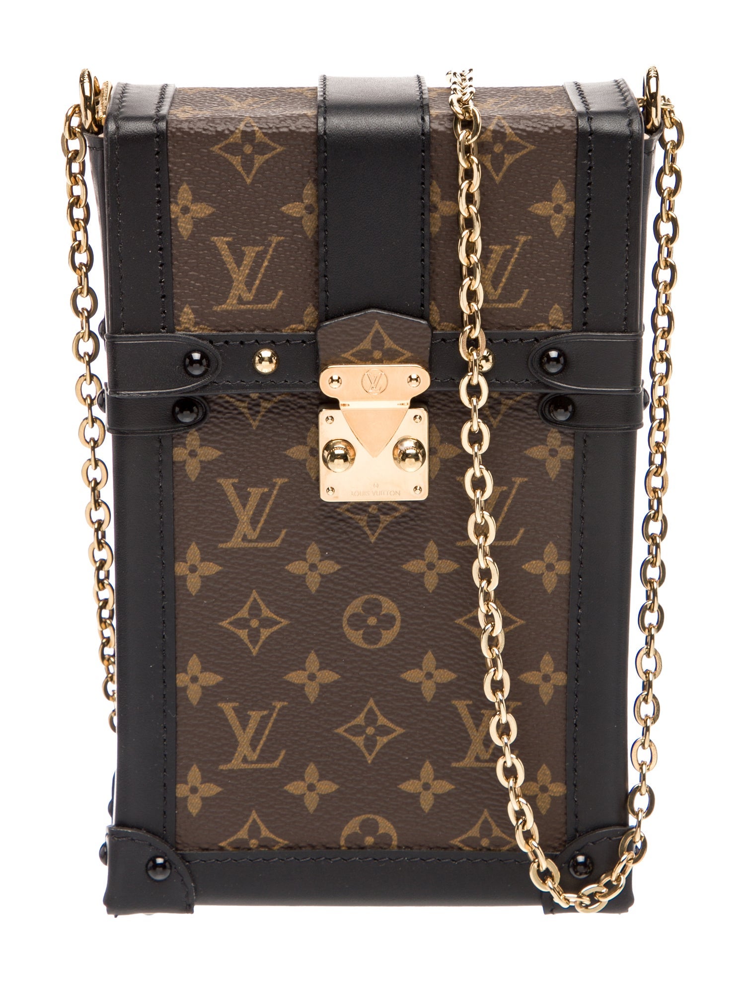 Louis Vuitton LV Monogram Pochette Trunk Vertical