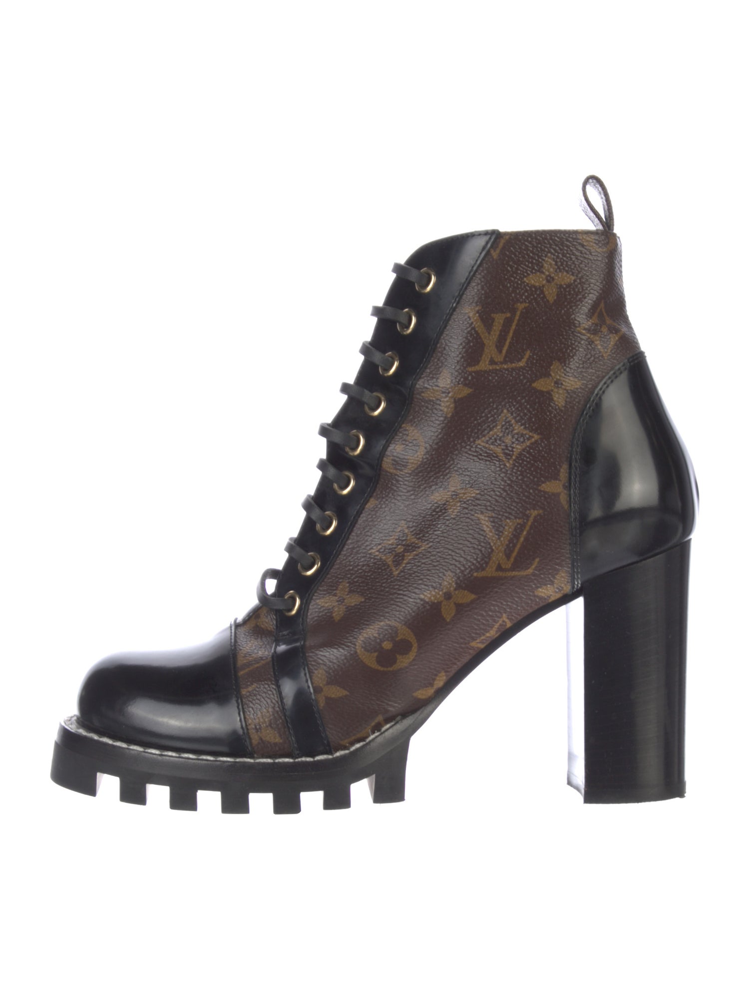 Louis Vuitton LV Monogram Combat Boots