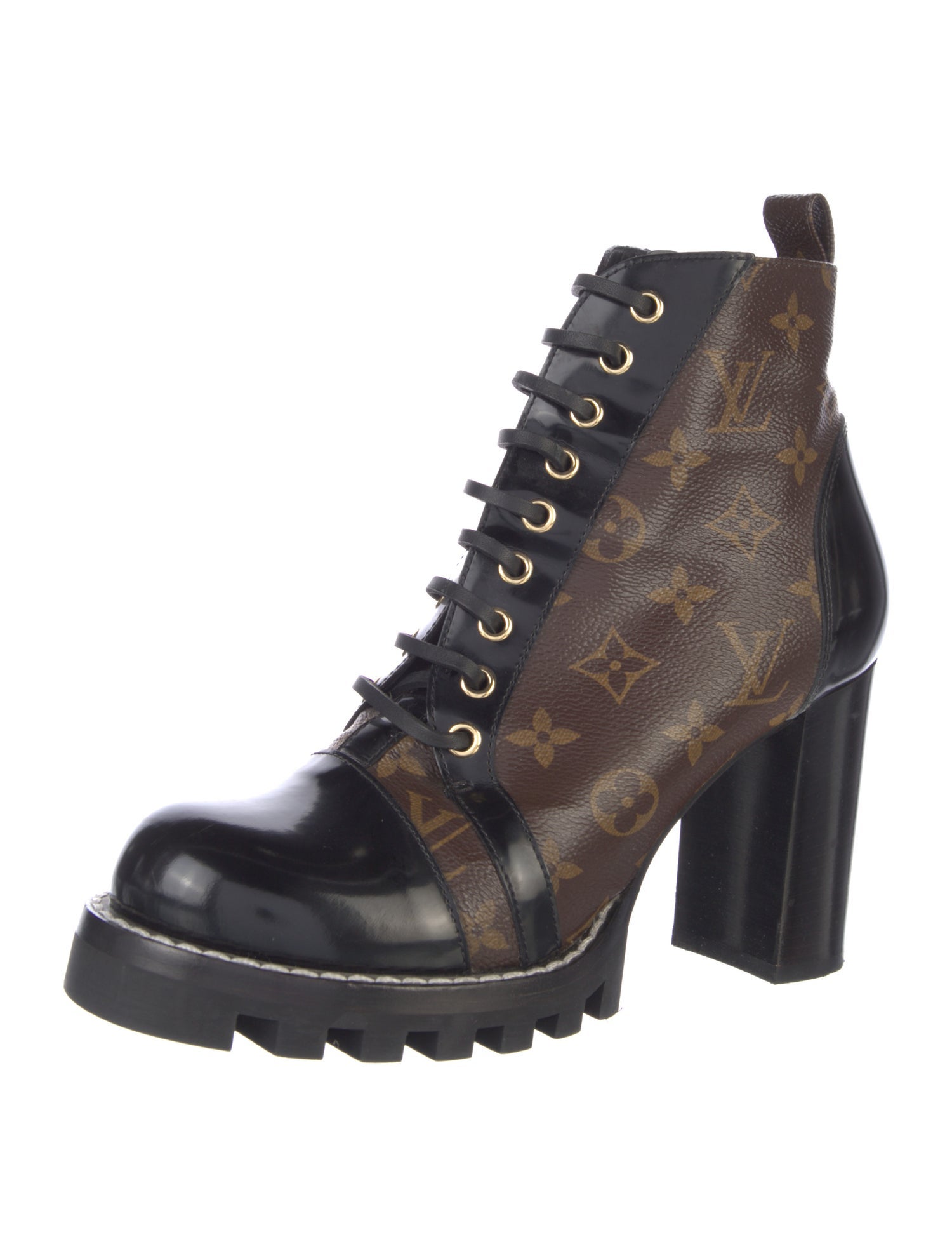 Louis Vuitton LV Monogram Combat Boots