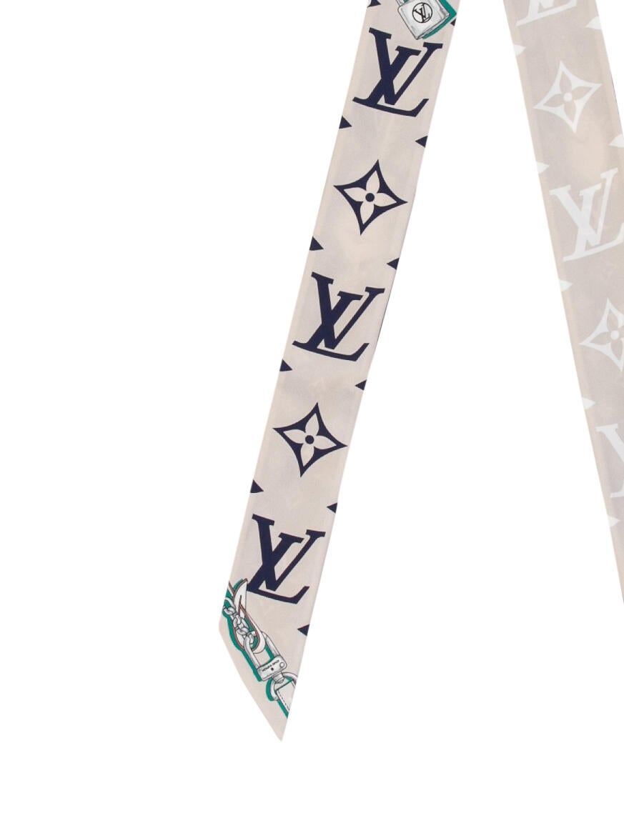 Louis Vuitton Silk LV Monogram Bandeau