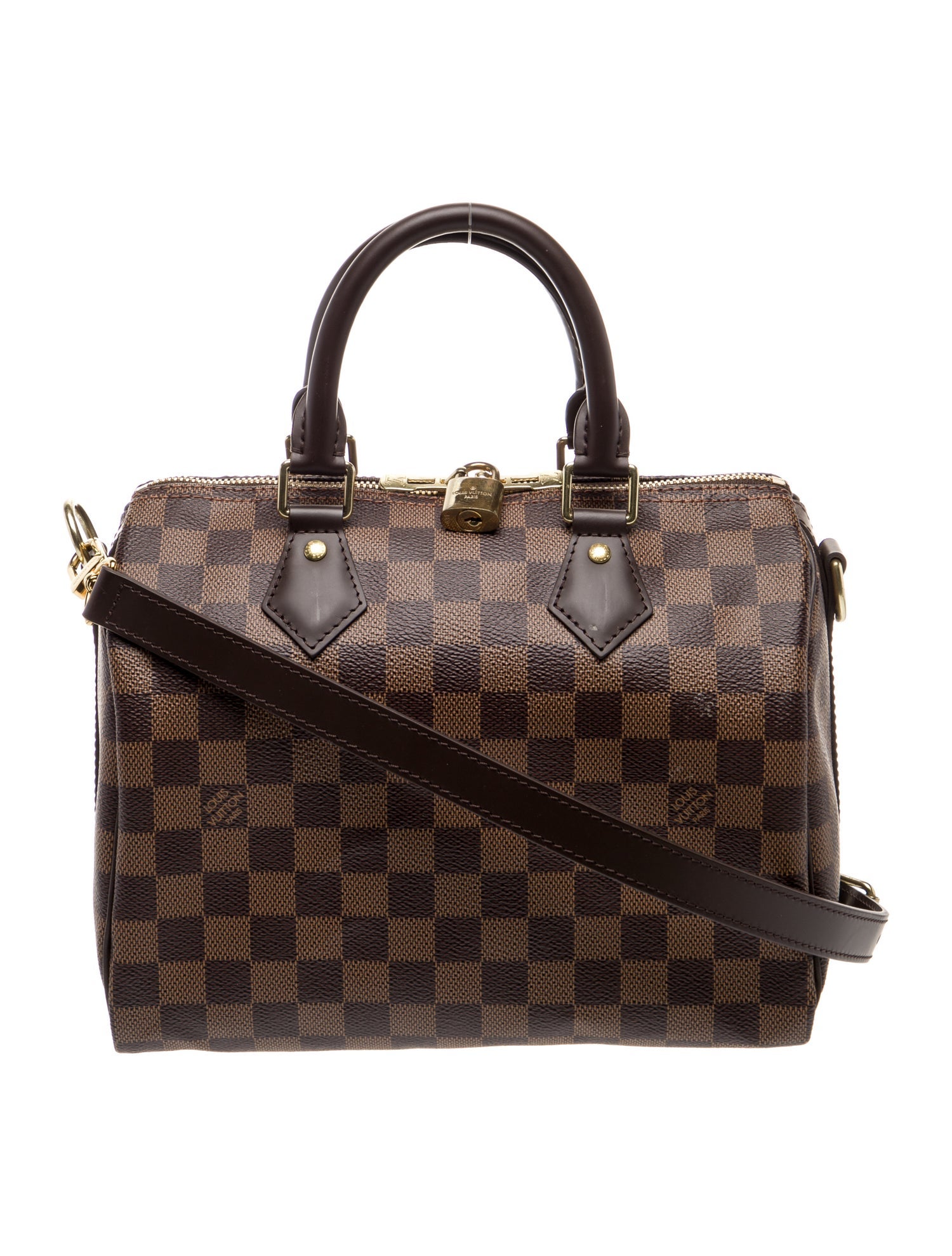 Louis Vuitton Damier Ebene Speedy Bandouliere 25