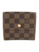 Louis Vuitton Damier Ebene Pattern Trifold Wallet