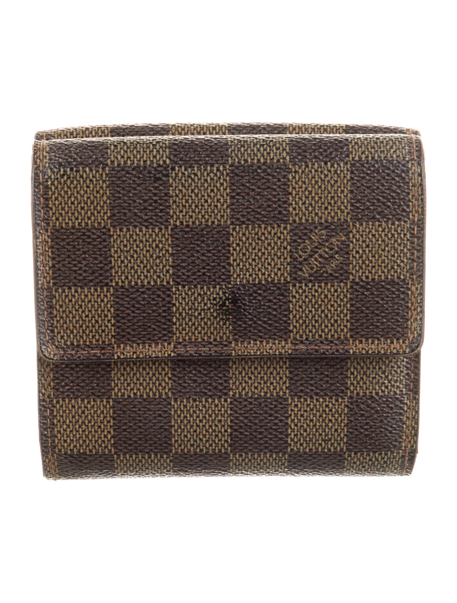 Louis Vuitton Damier Ebene Pattern Trifold Wallet