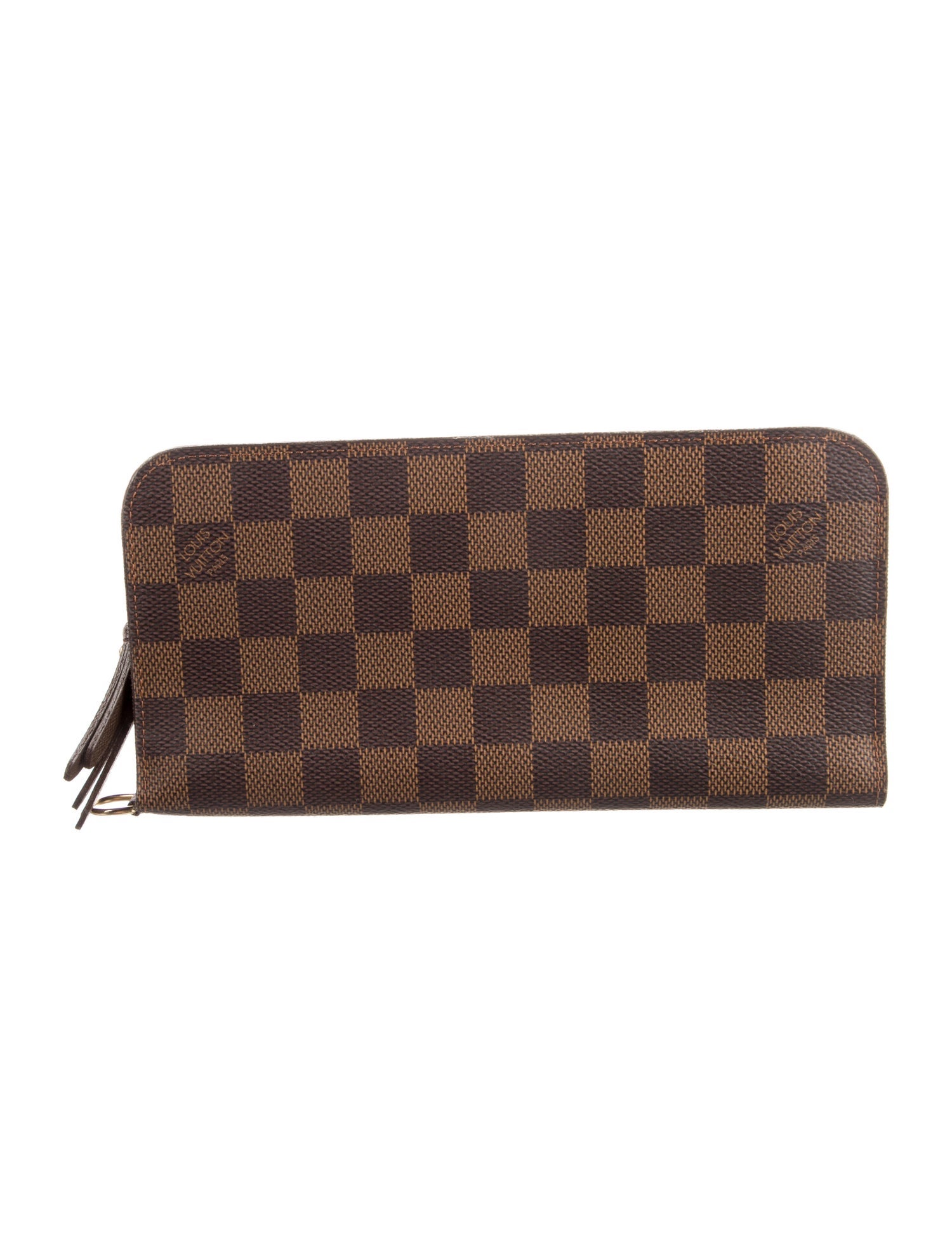 Louis Vuitton Damier Ebene Pattern Coated Canvas Continental Wallet