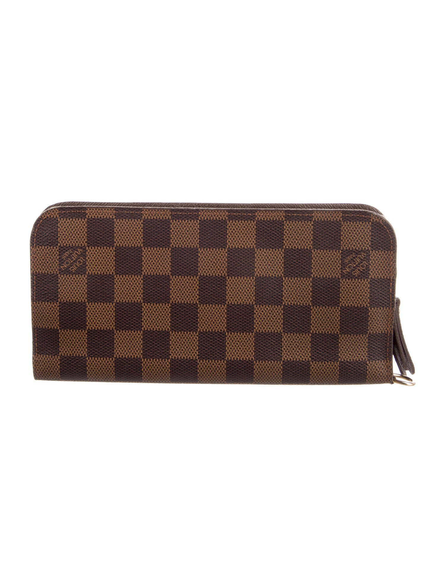 Louis Vuitton Damier Ebene Pattern Coated Canvas Continental Wallet