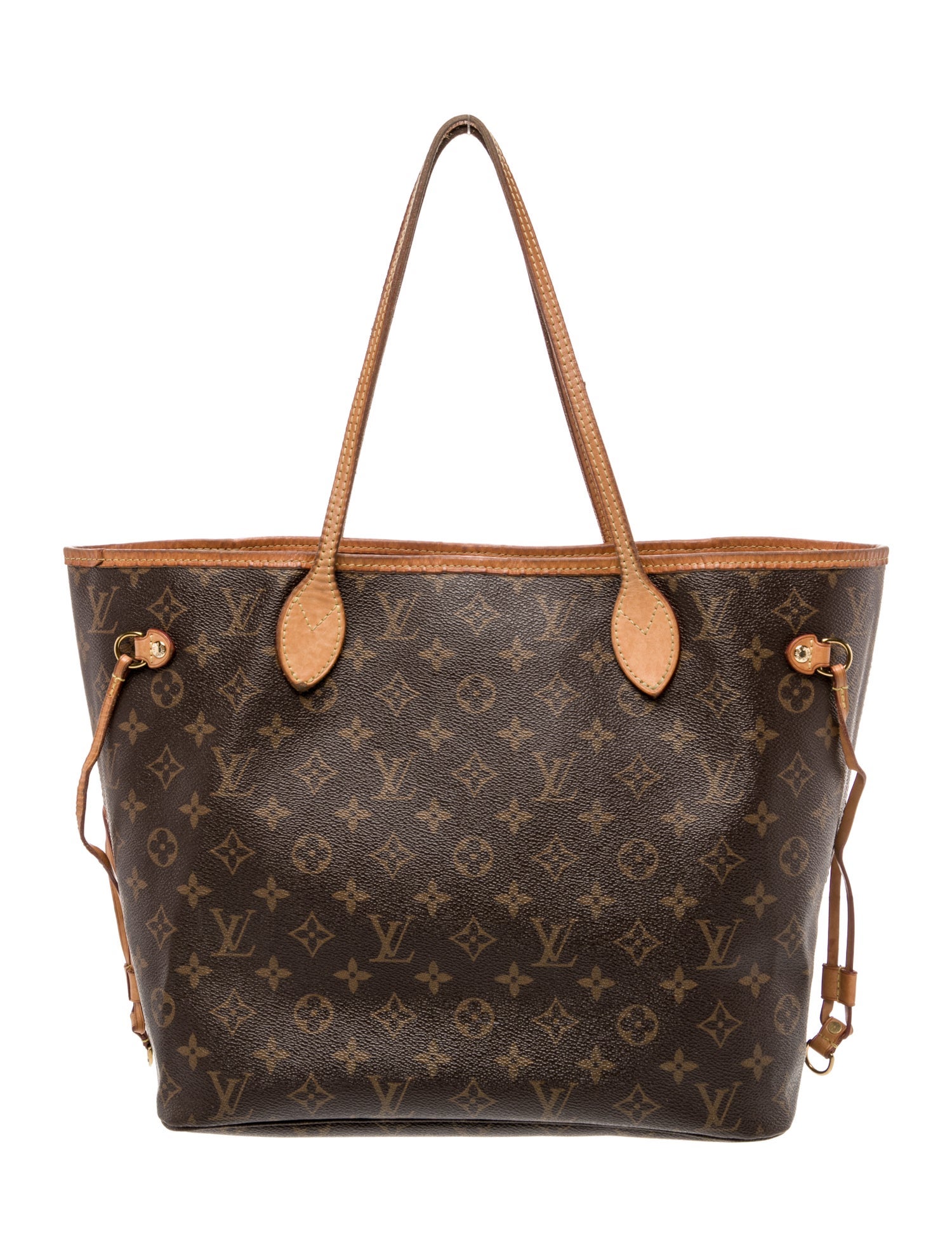 Louis Vuitton LV Monogram Neverfull w/Pouch MM