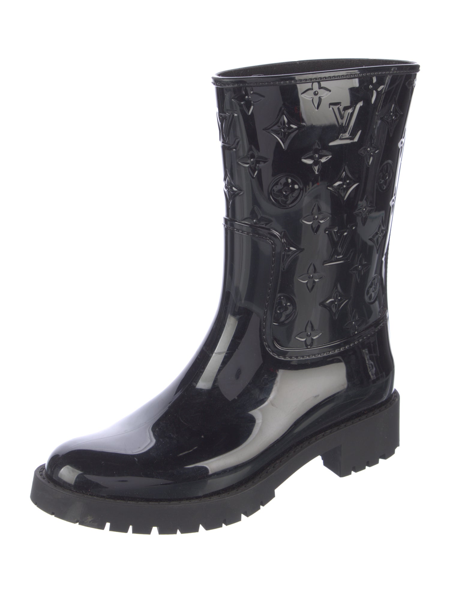Louis Vuitton LV Monogram Rubber Rain Boots