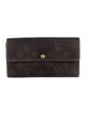 Louis Vuitton LV Monogram Coated Canvas Sarah Wallet
