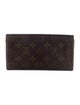Louis Vuitton LV Monogram Coated Canvas Sarah Wallet