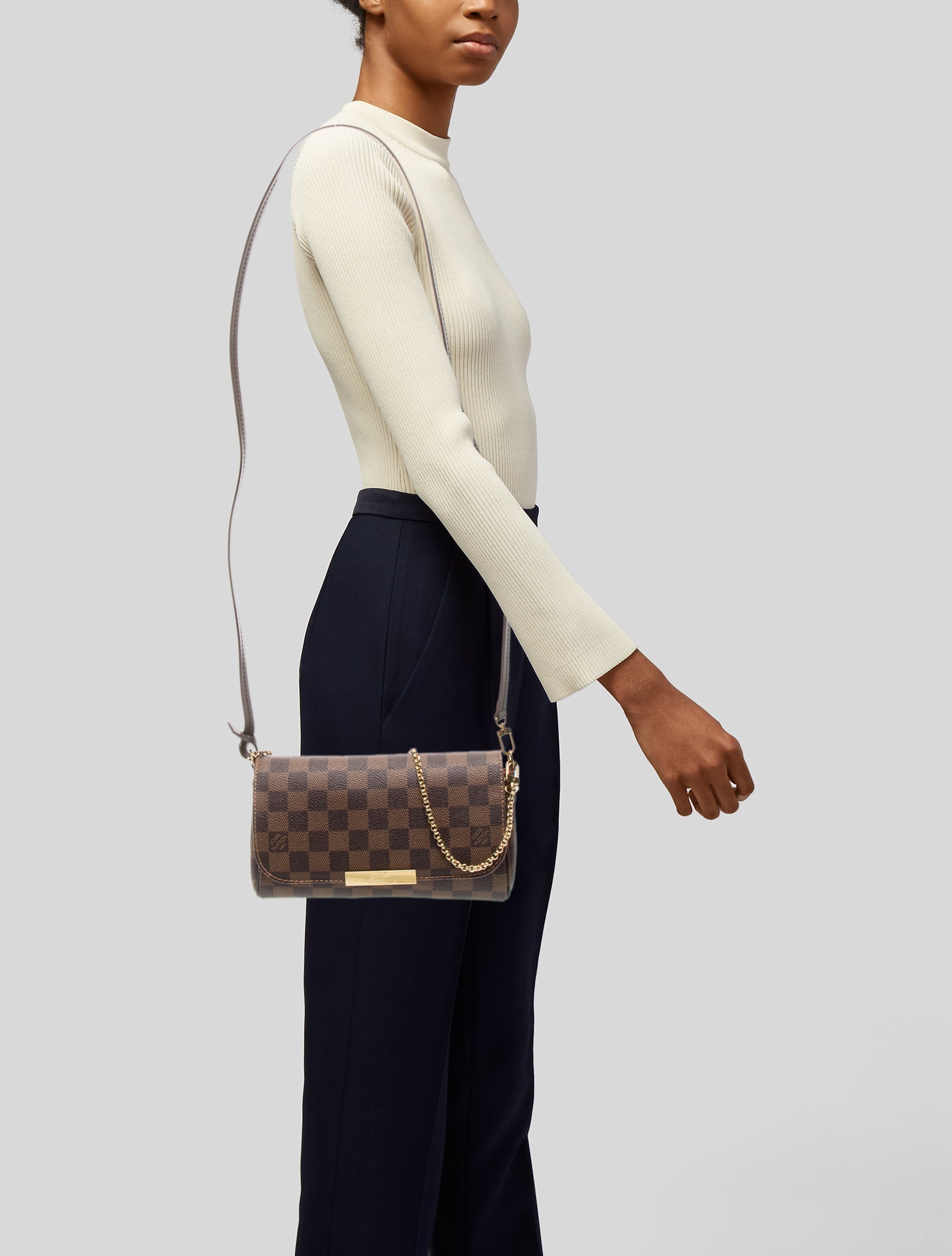 Louis Vuitton Damier Ebene Favorite MM