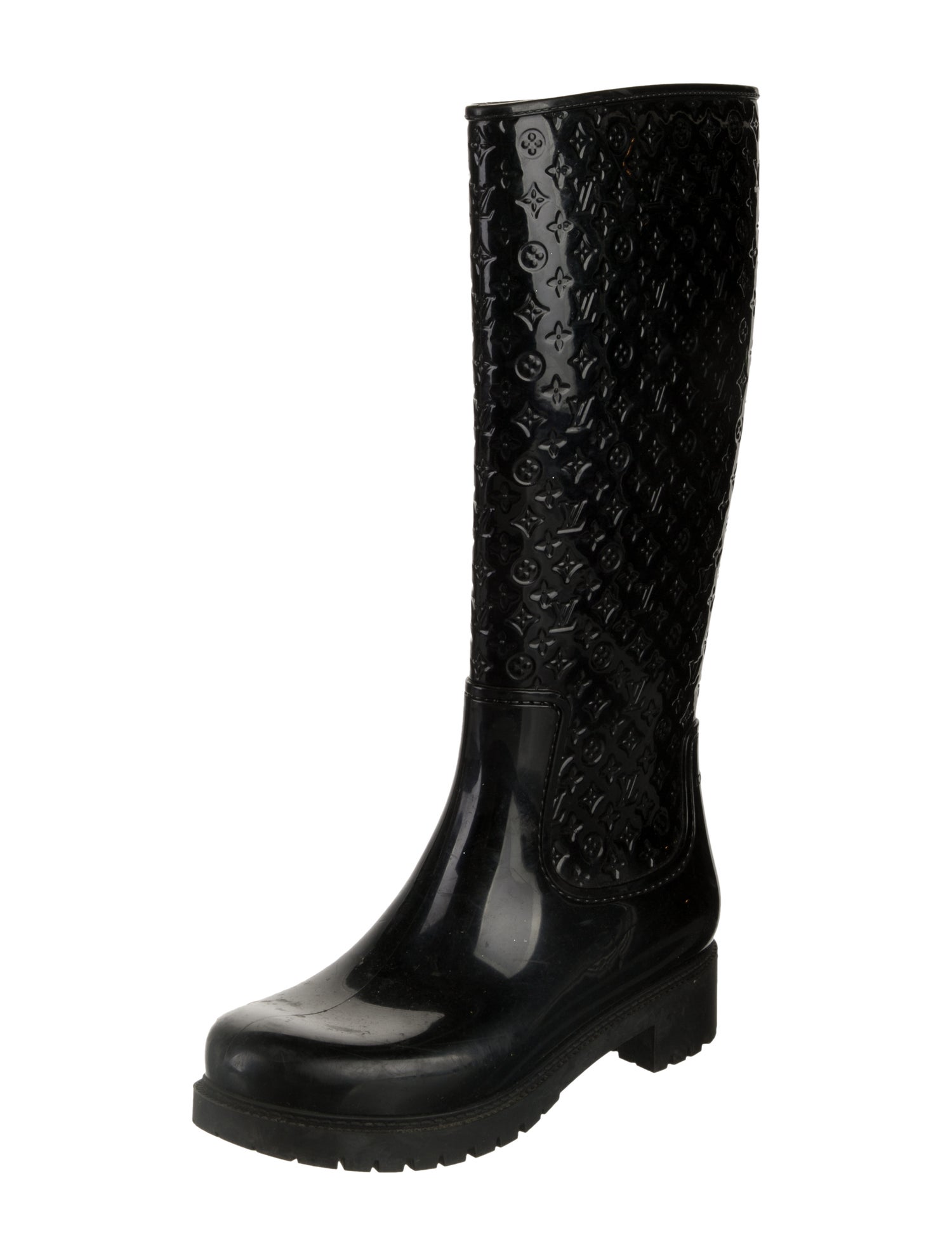 Louis Vuitton LV Monogram Rubber Rain Boots