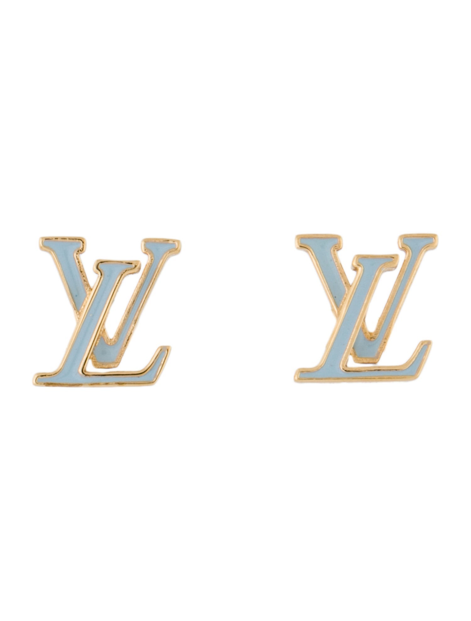 Louis Vuitton Enamel LV Iconic Stud Earrings