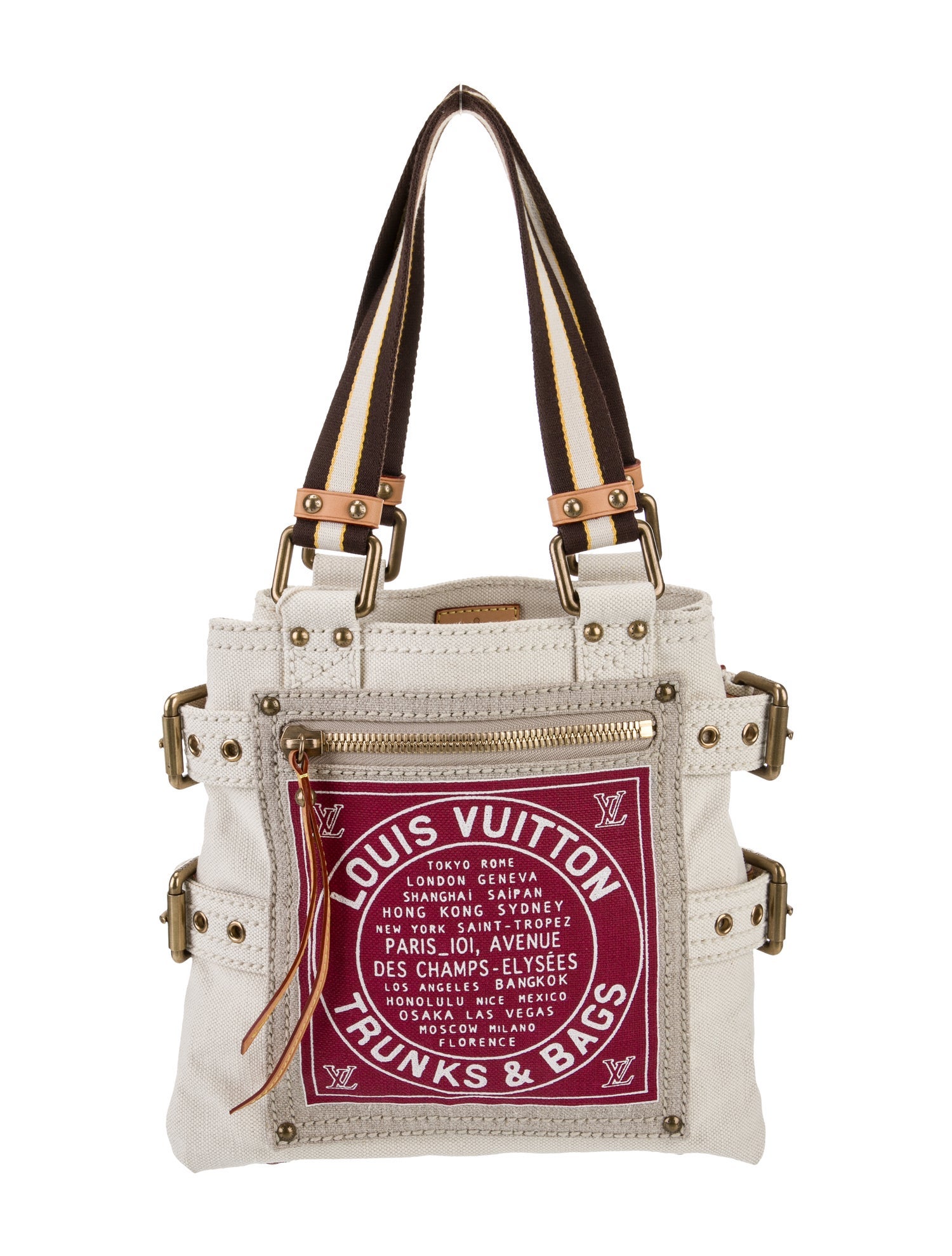 Louis Vuitton Canvas Globe Shopper Cabas PM Vintage