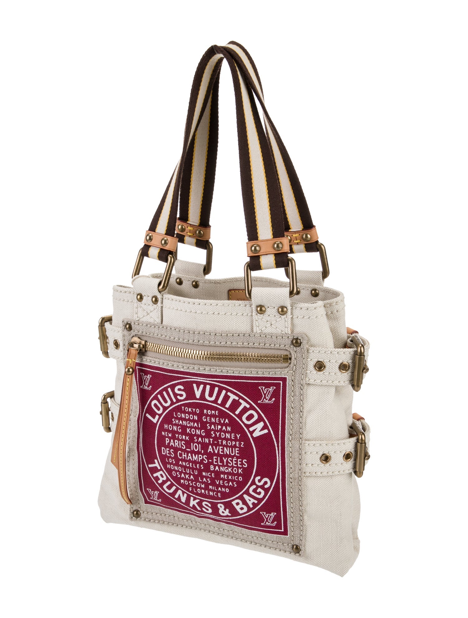 Louis Vuitton Canvas Globe Shopper Cabas PM Vintage