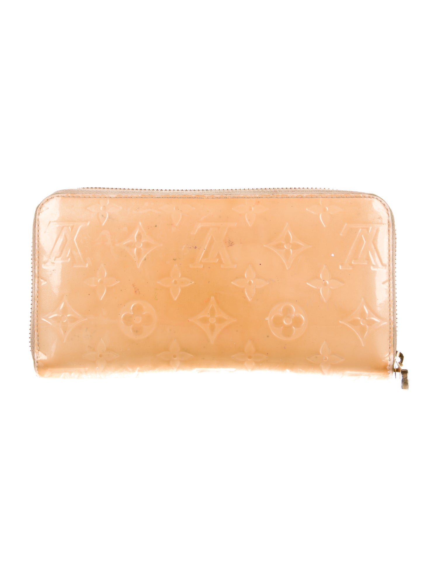 Louis Vuitton Monogram Vernis Vernis Patent Leather Zippy Wallet