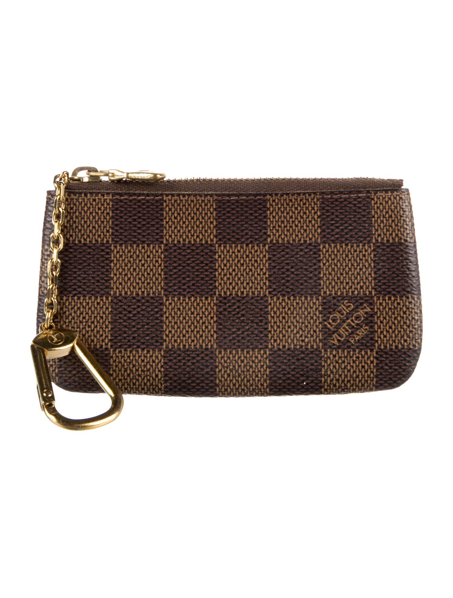 Louis Vuitton 2023 Damier Ebene Pattern Key Holder