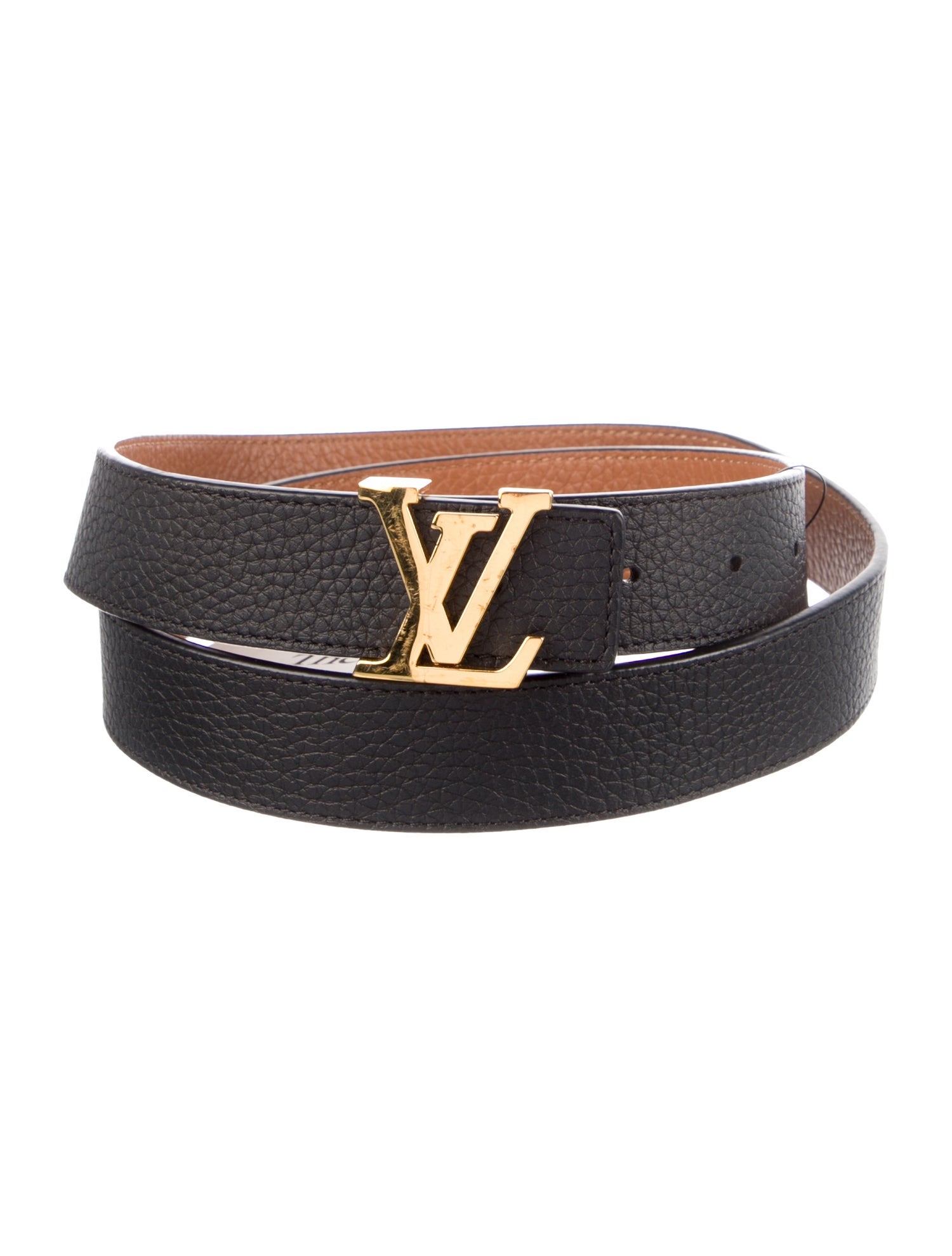 Louis Vuitton 2021 Taurillon Lv Initiales Reversible Belt Belt