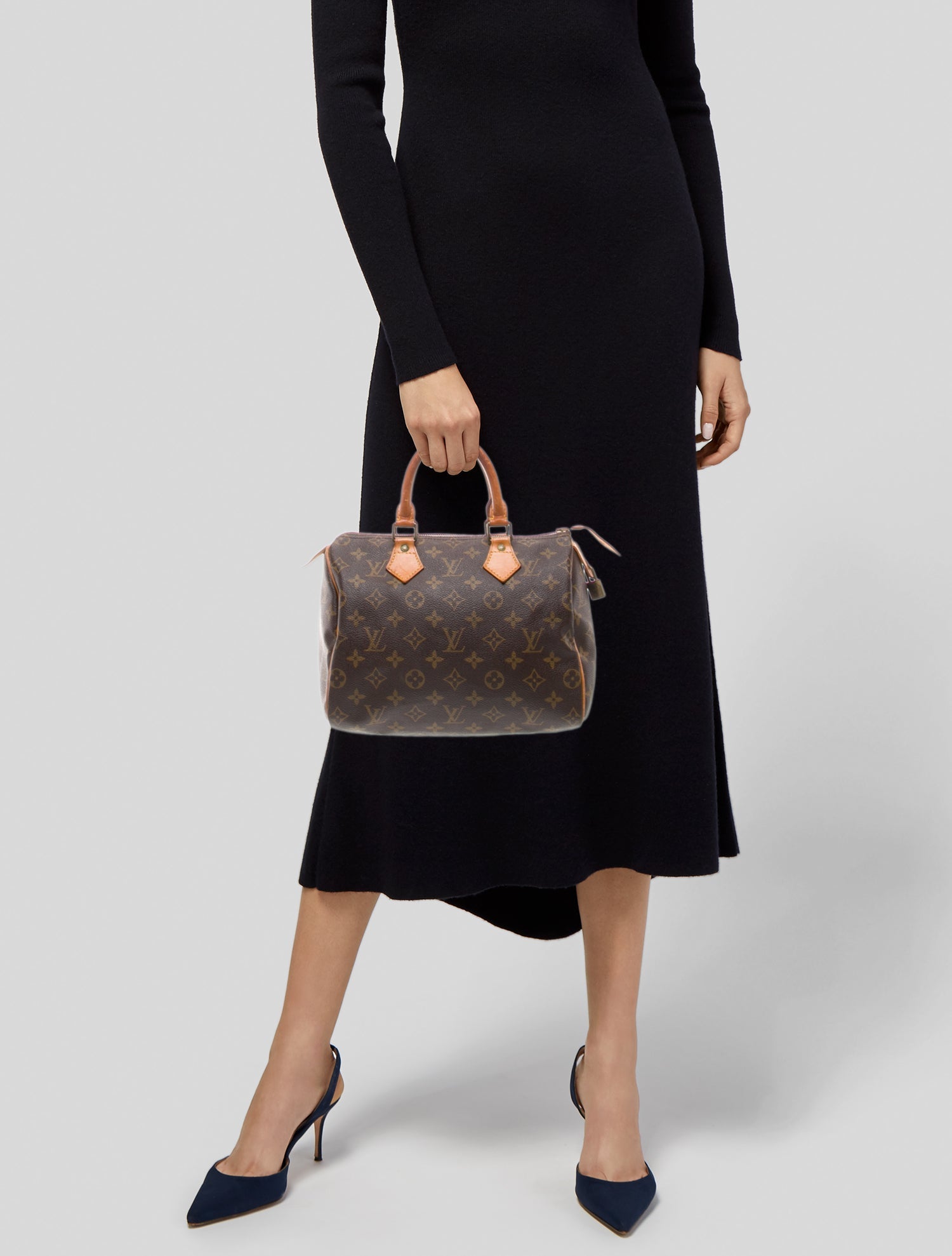 Louis Vuitton LV Monogram Speedy 25 Vintage