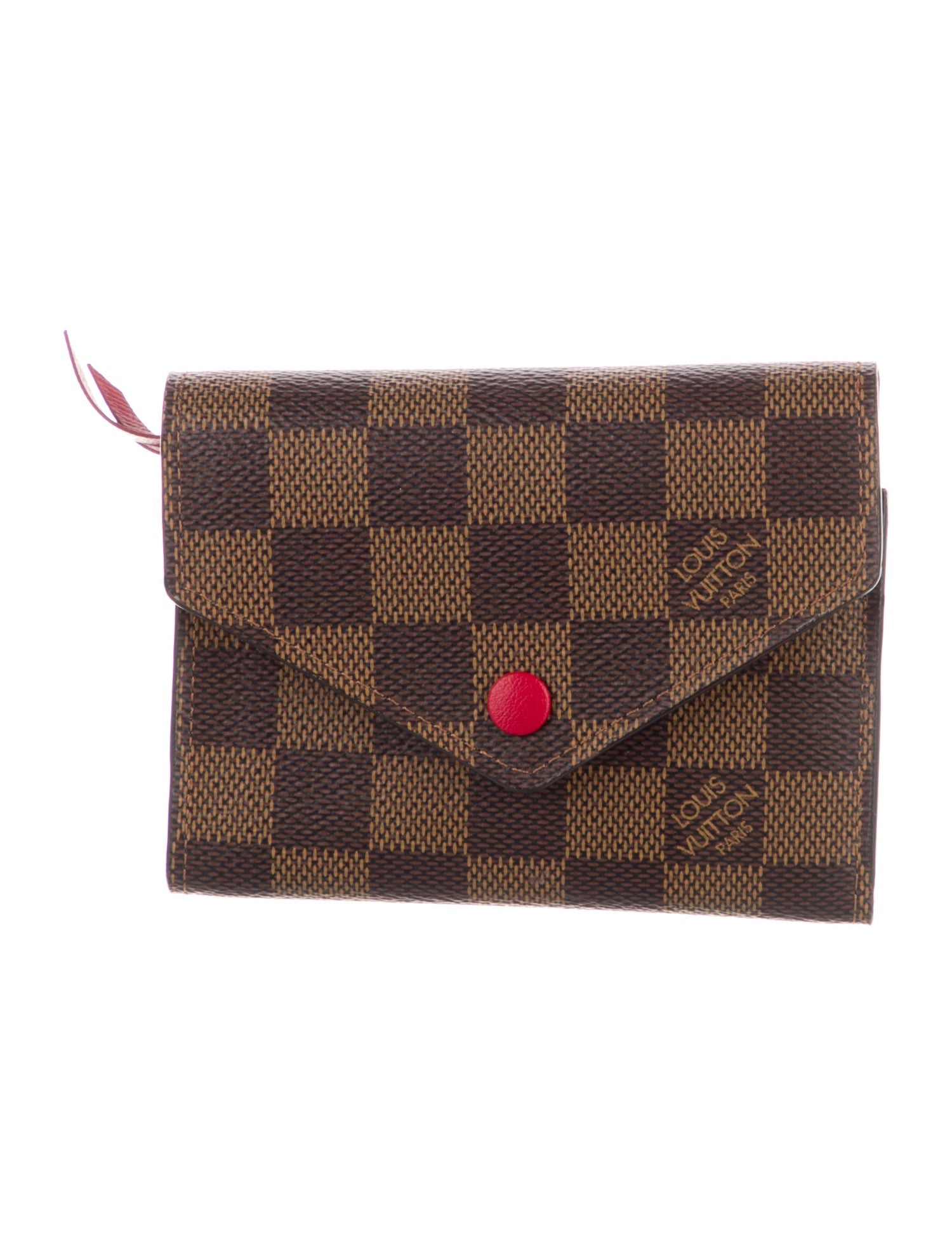 Louis Vuitton 2019 Damier Ebene Pattern Victorine Wallet