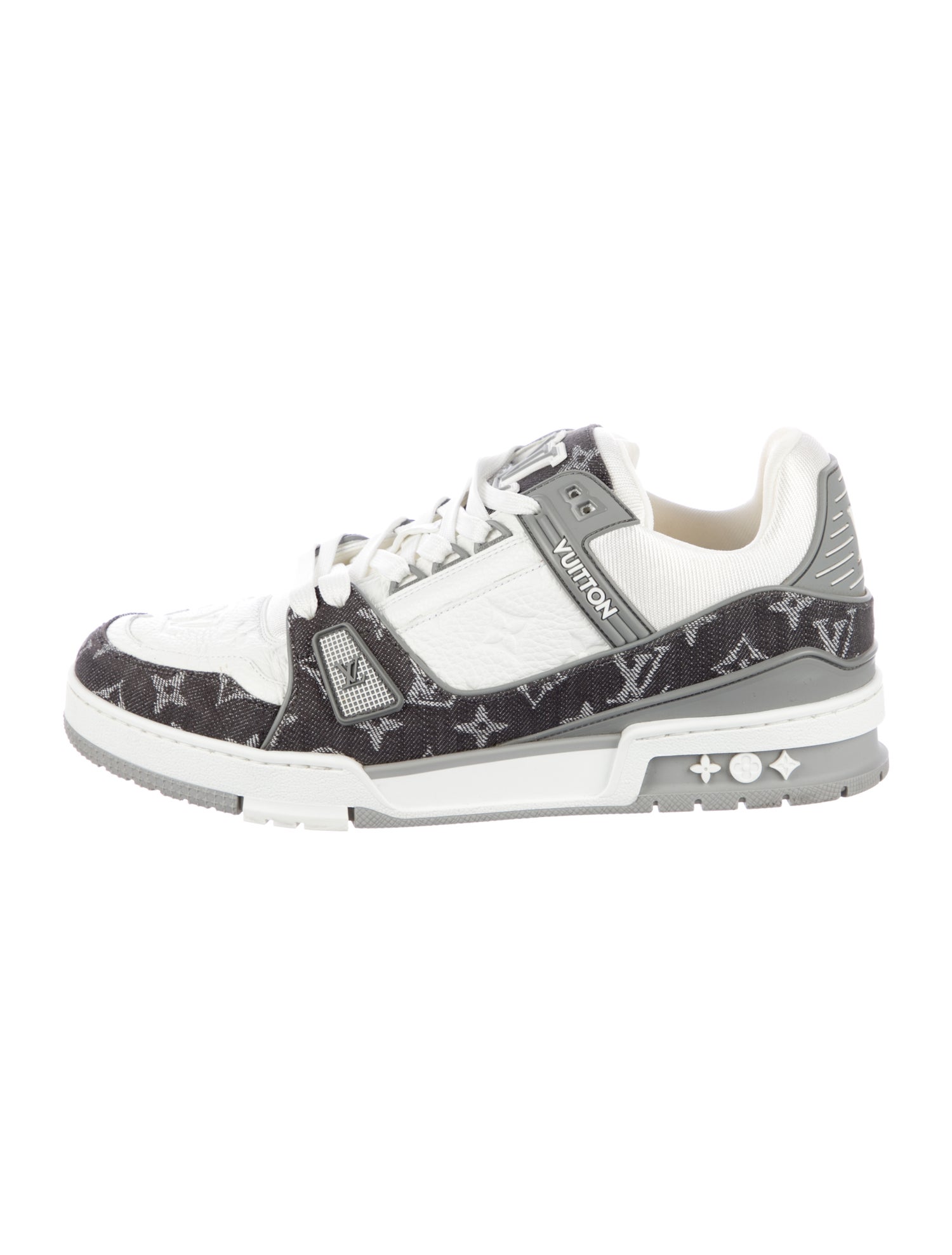 Louis Vuitton Monogram Pattern Leather Sneakers
