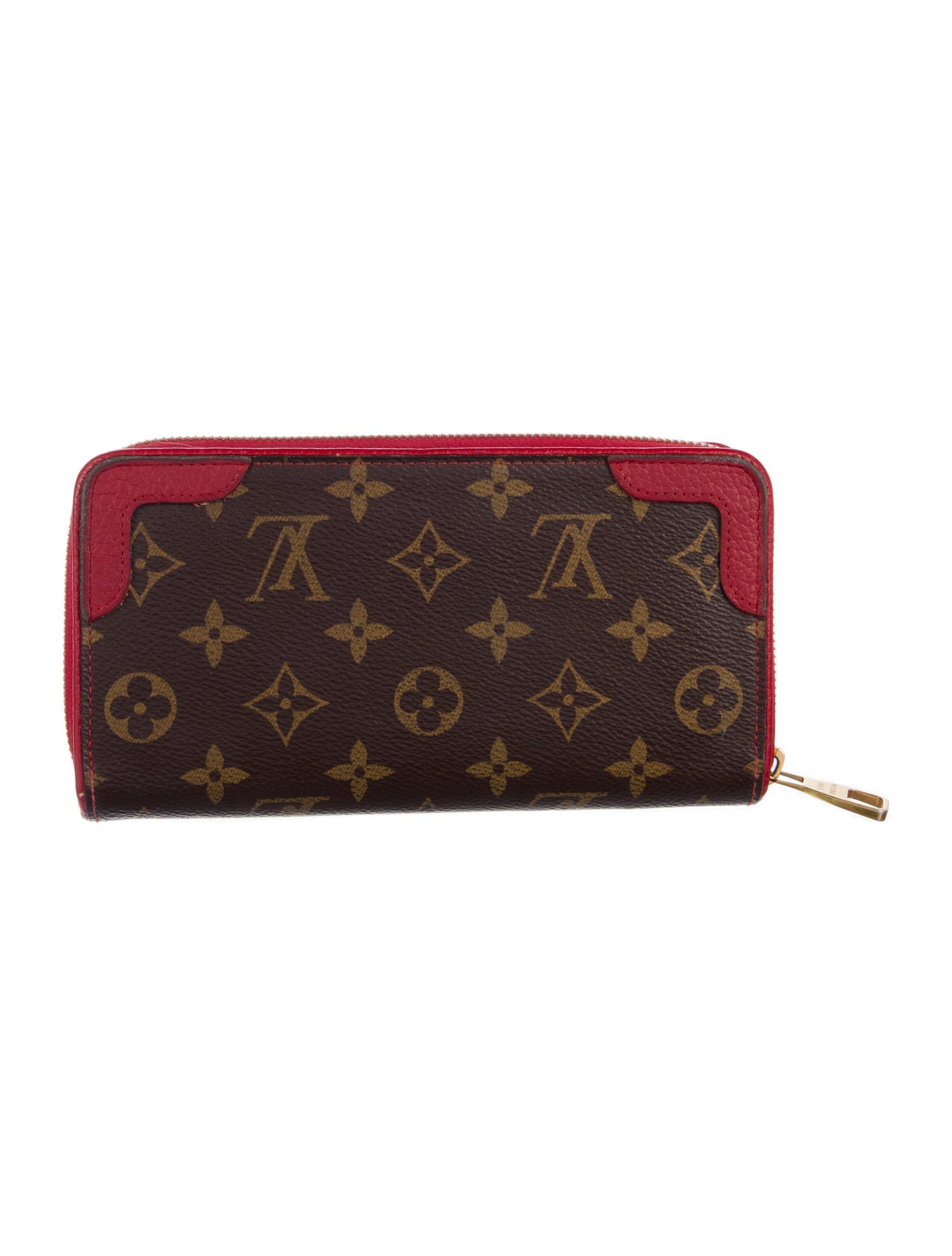 Louis Vuitton LV Monogram Coated Canvas Zippy Retiro Wallet