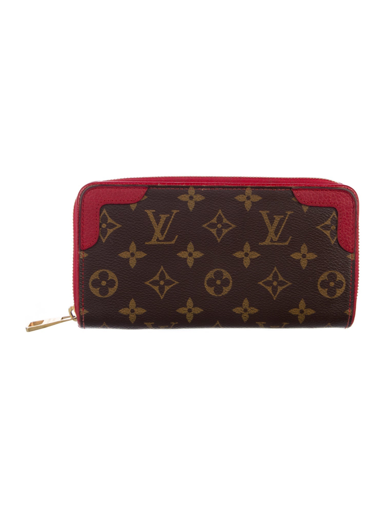 Louis Vuitton LV Monogram Coated Canvas Zippy Retiro Wallet