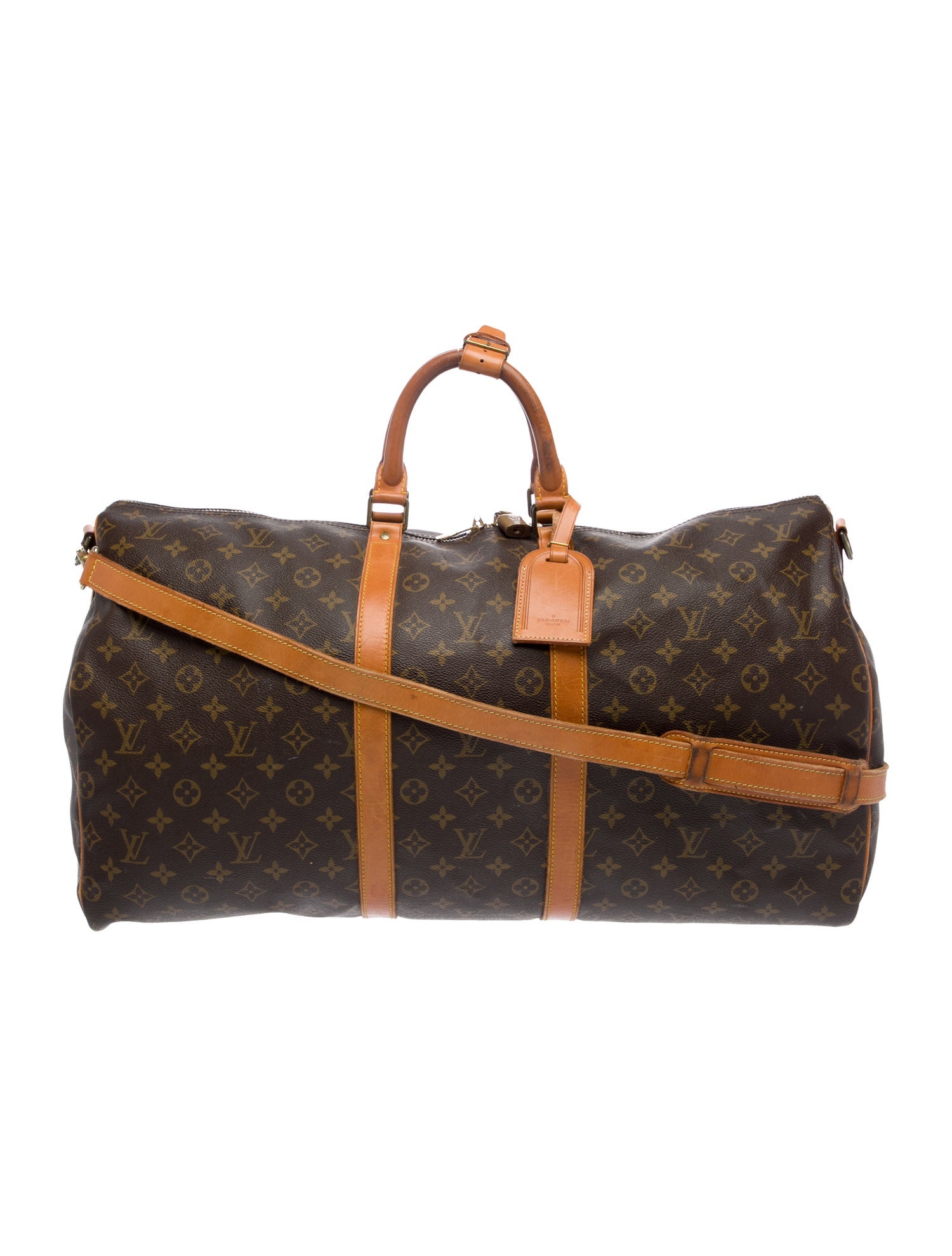 Louis Vuitton LV Monogram Keepall Bandouliere 55 Vintage
