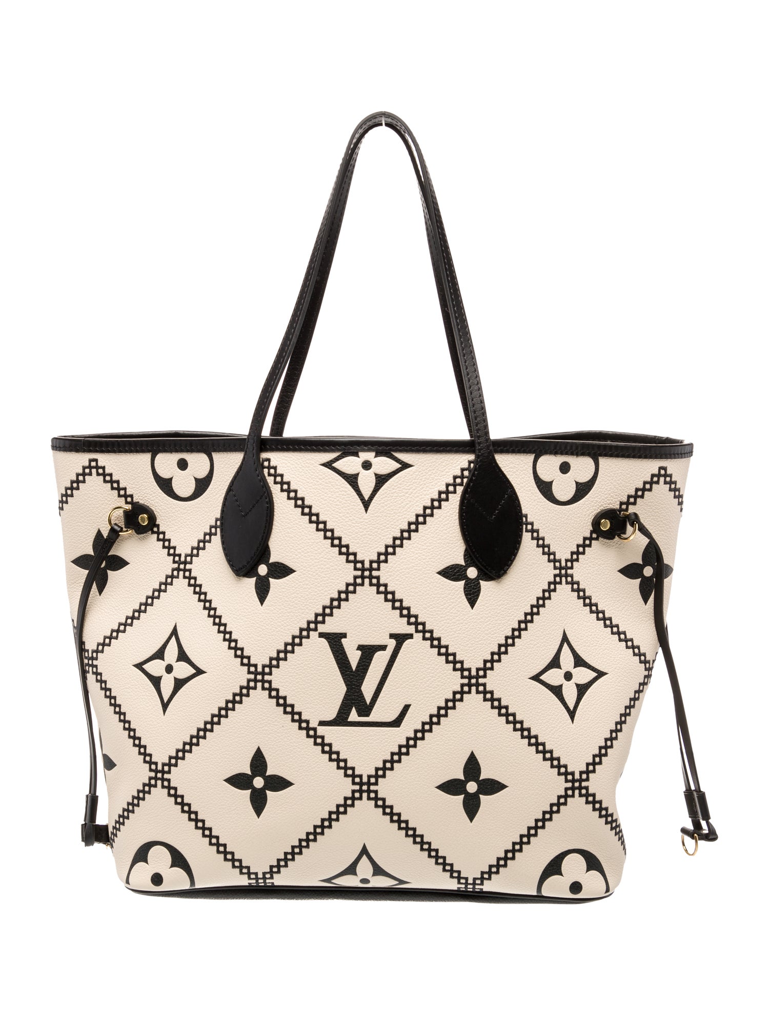 Louis Vuitton Broderies Neverfull w/Pouch MM