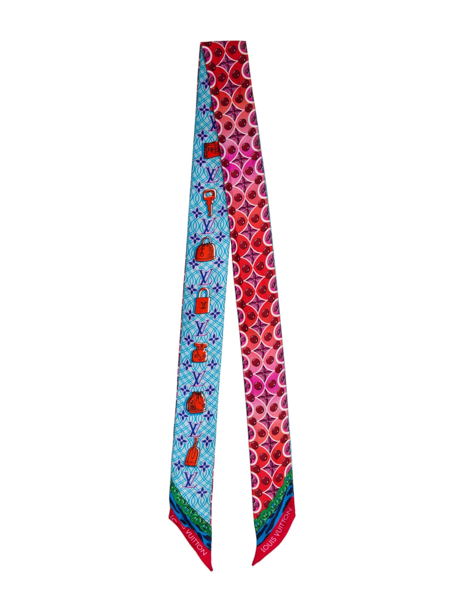 Louis Vuitton BB Bubblegum Silk Bandeau Silk Scarf